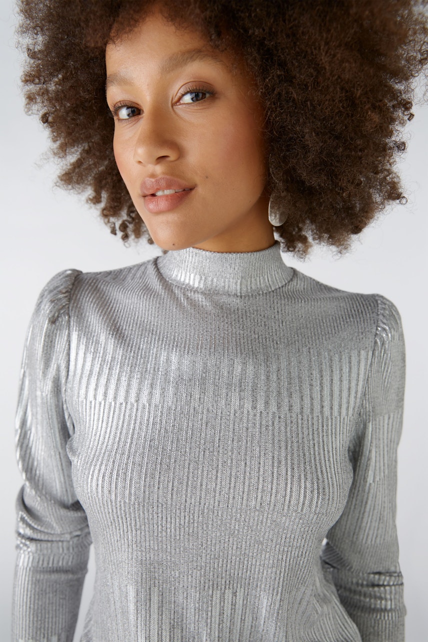 Bild 5 von Long-sleeved shirt - silver gunmetal in silver gunmetal | Oui