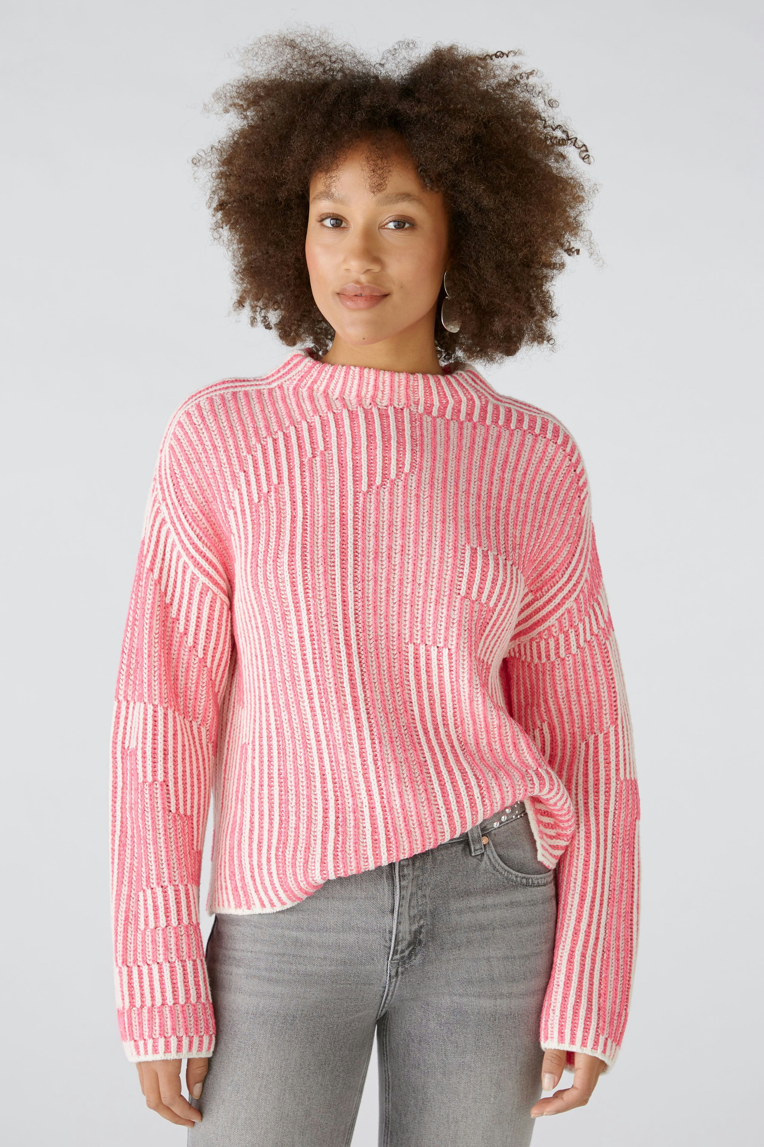 Bild 3 von Pullover - pink white in pink white | Oui
