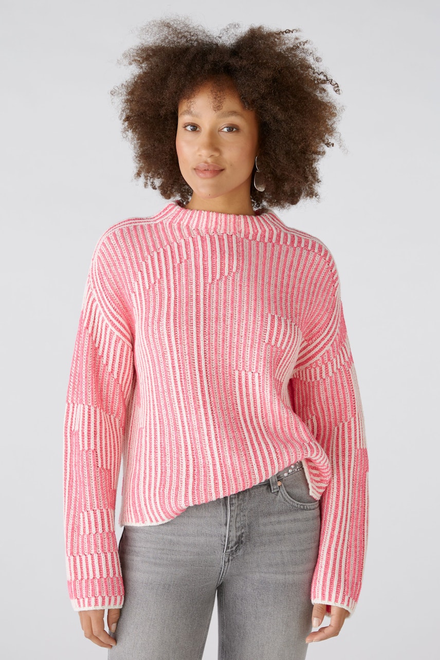 Bild 3 von Pullover - pink white in pink white | Oui