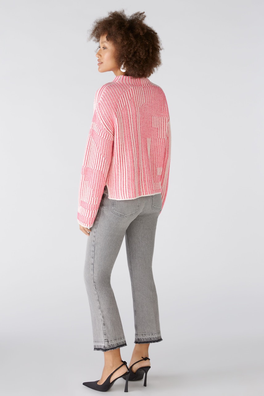 Bild 4 von Pullover - pink white in pink white | Oui