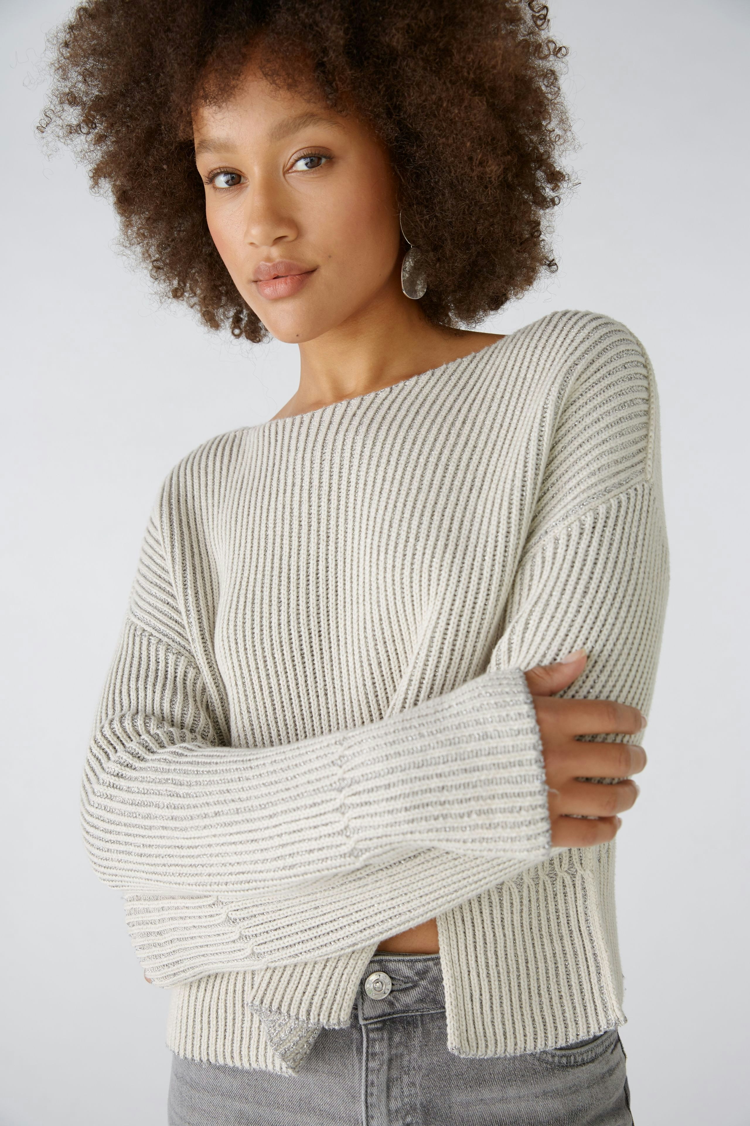 Bild 1 von Pullover - light stone grey in light stone grey | Oui