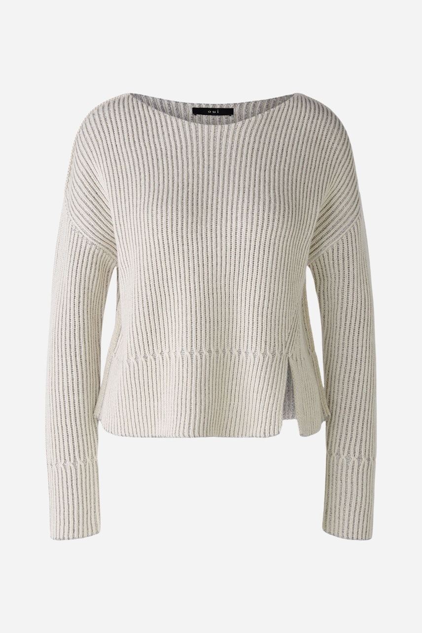 Bild 7 von Pullover - light stone grey in light stone grey | Oui