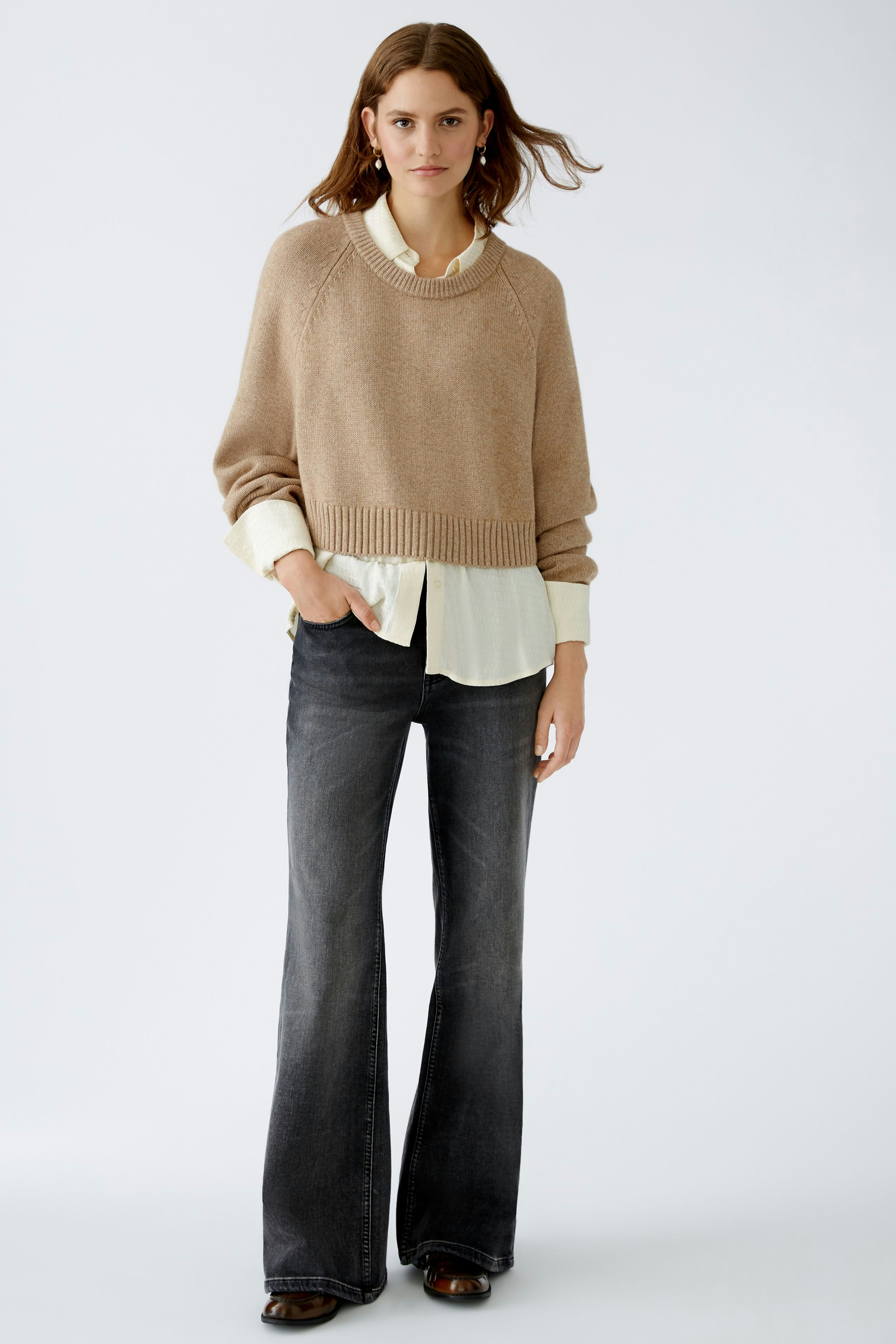 Bild 1 von Pullover - beigemel in beigemel | Oui