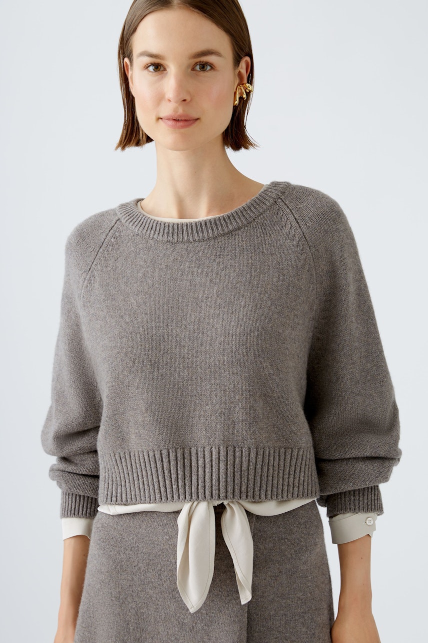 Bild 4 von Pullover - smoky taupe in smoky taupe | Oui