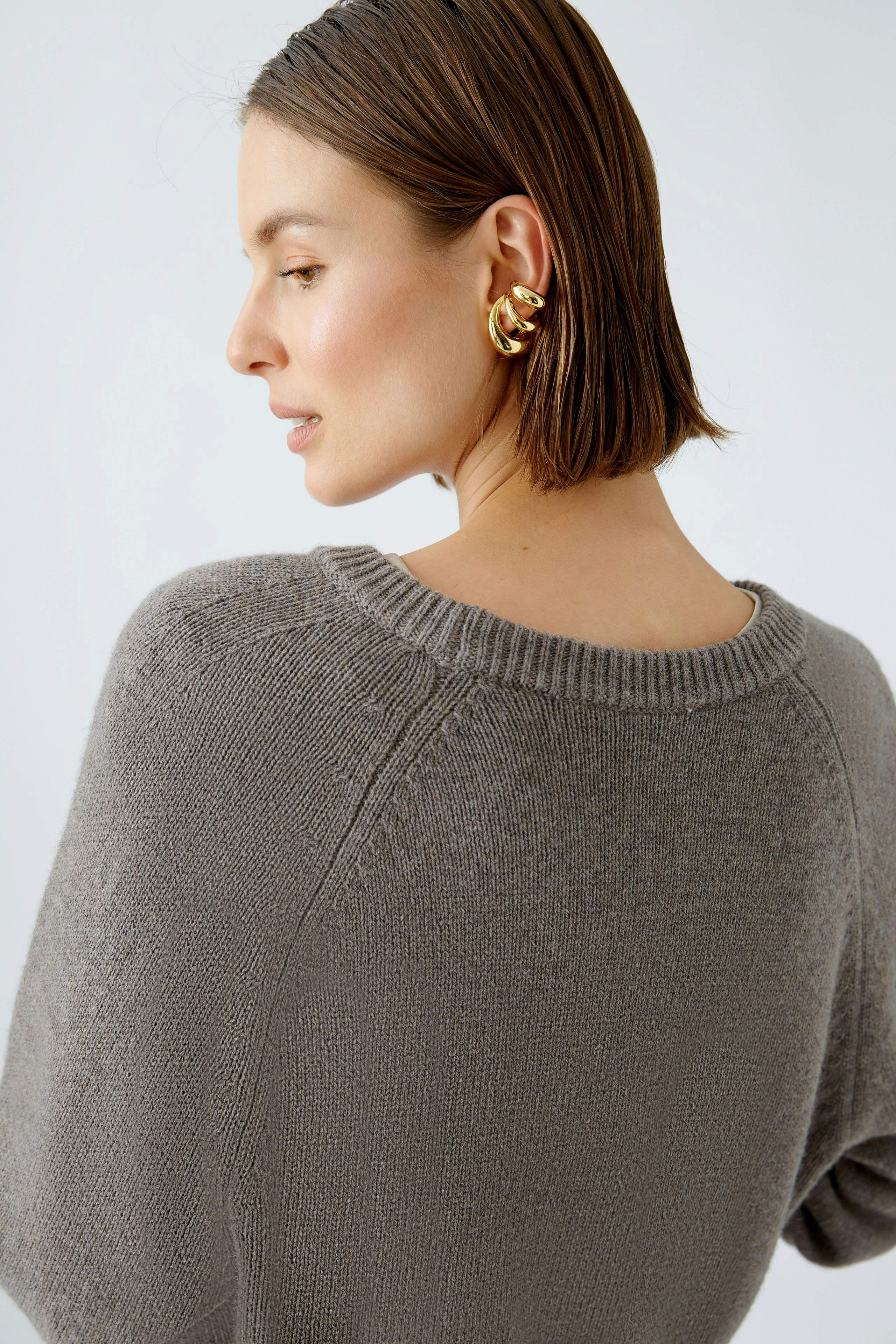 Bild 5 von pullover - smoky taupe in smoky taupe | Oui