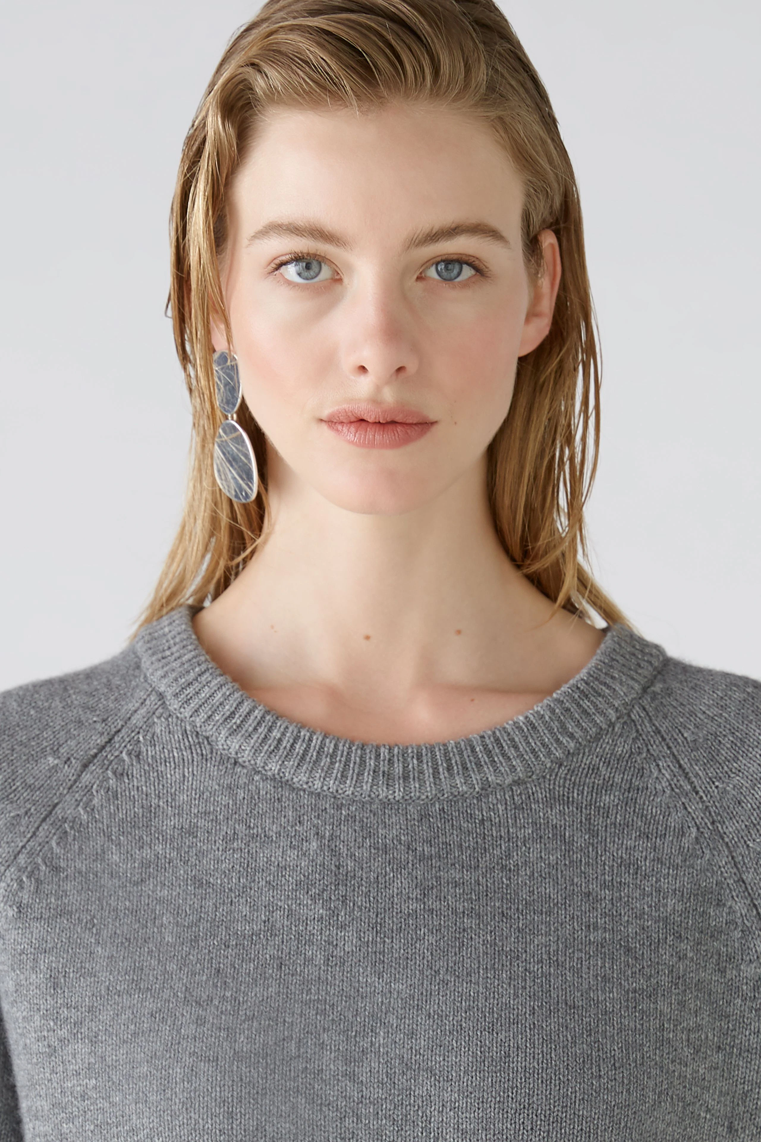 Image 5 of pullover - grey in grey | Oui