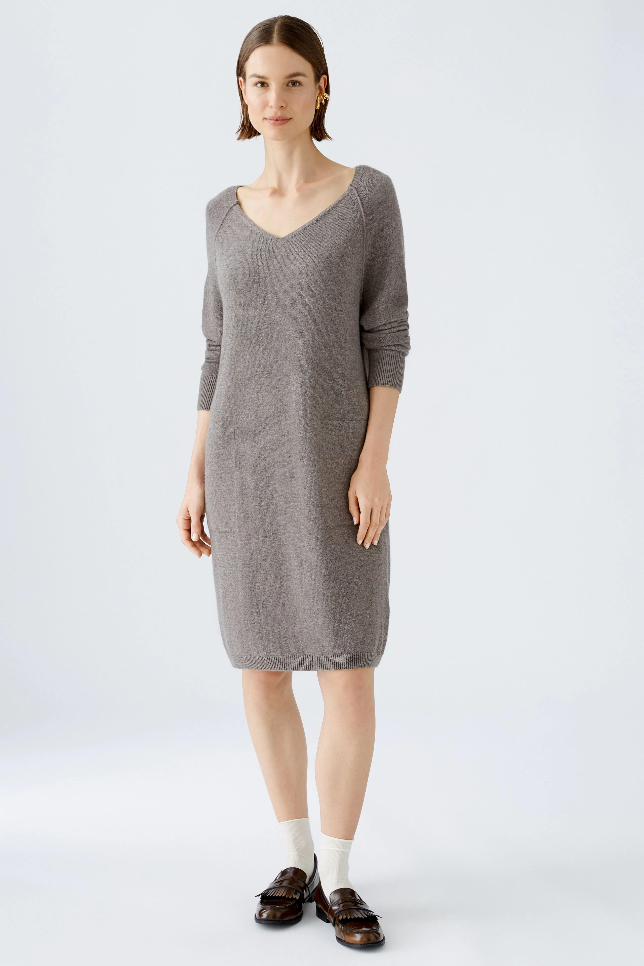 Bild 2 von Strickkleid - smoky taupe in smoky taupe | Oui