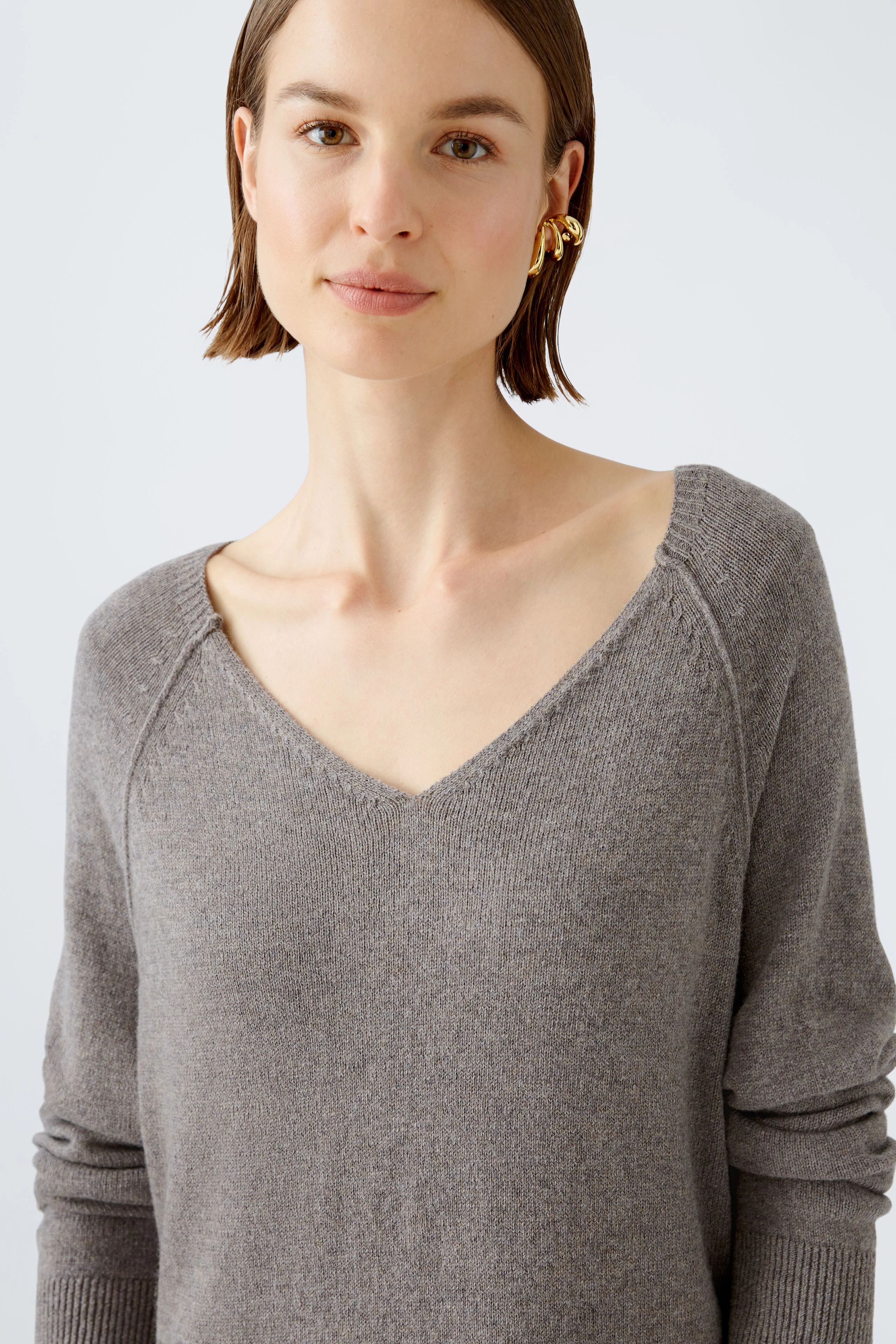 Bild 4 von Strickkleid - smoky taupe in smoky taupe | Oui