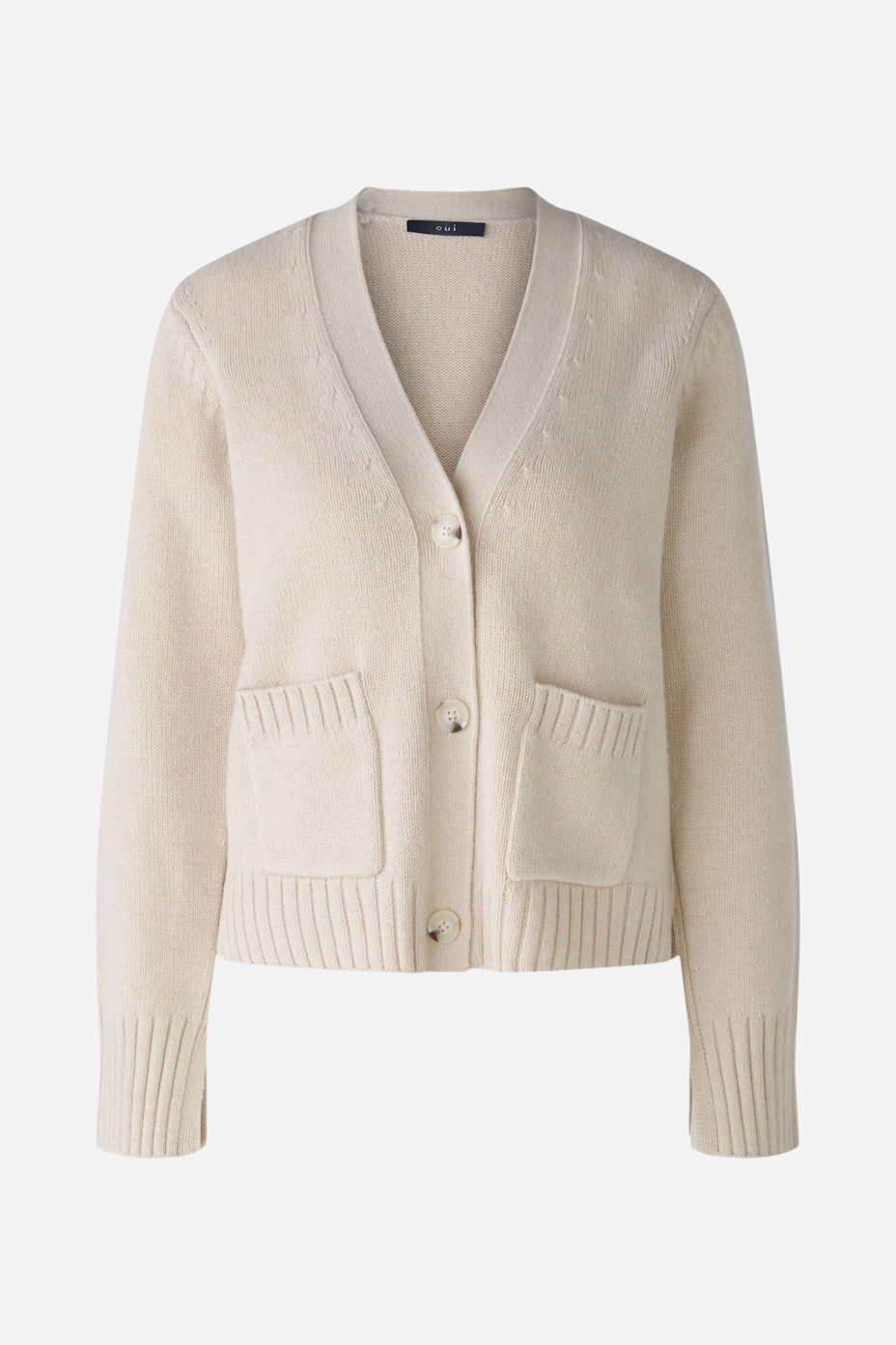 Cardigan - light beige mel