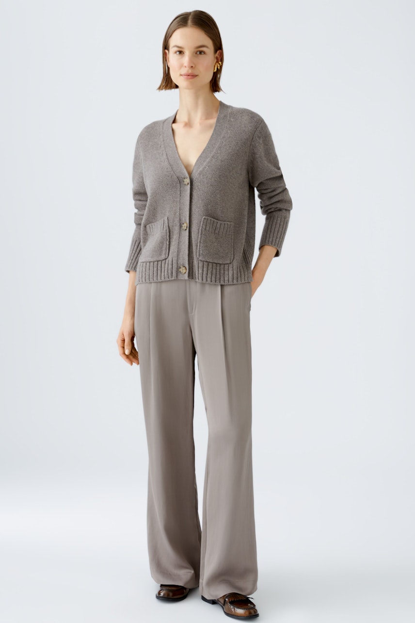 Bild 2 von Cardigan - smoky taupe in smoky taupe | Oui