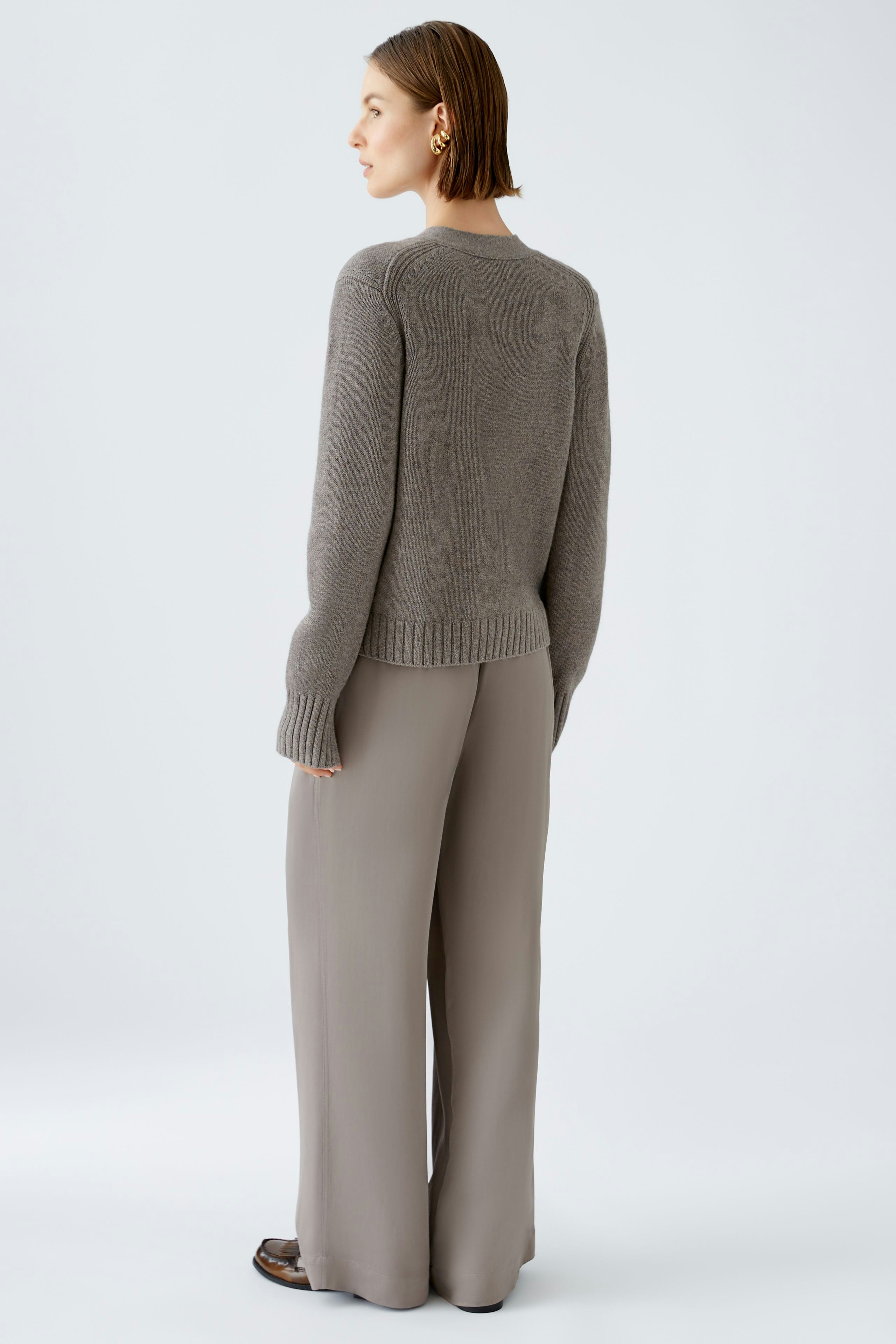 Bild 3 von Strickjacke - smoky taupe in smoky taupe | Oui