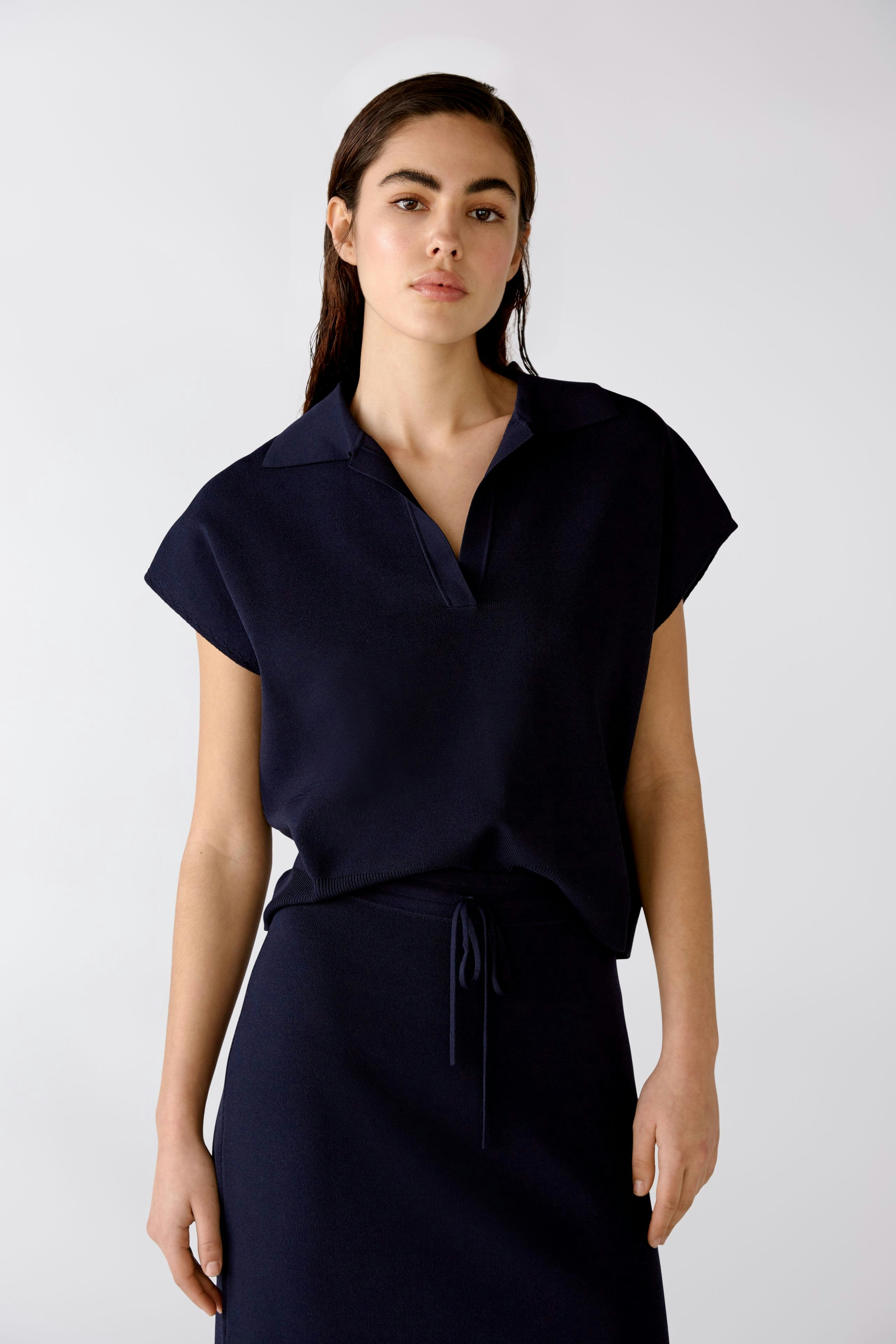 Bild 3 von Fine knit pullover - darkblue in darkblue | Oui