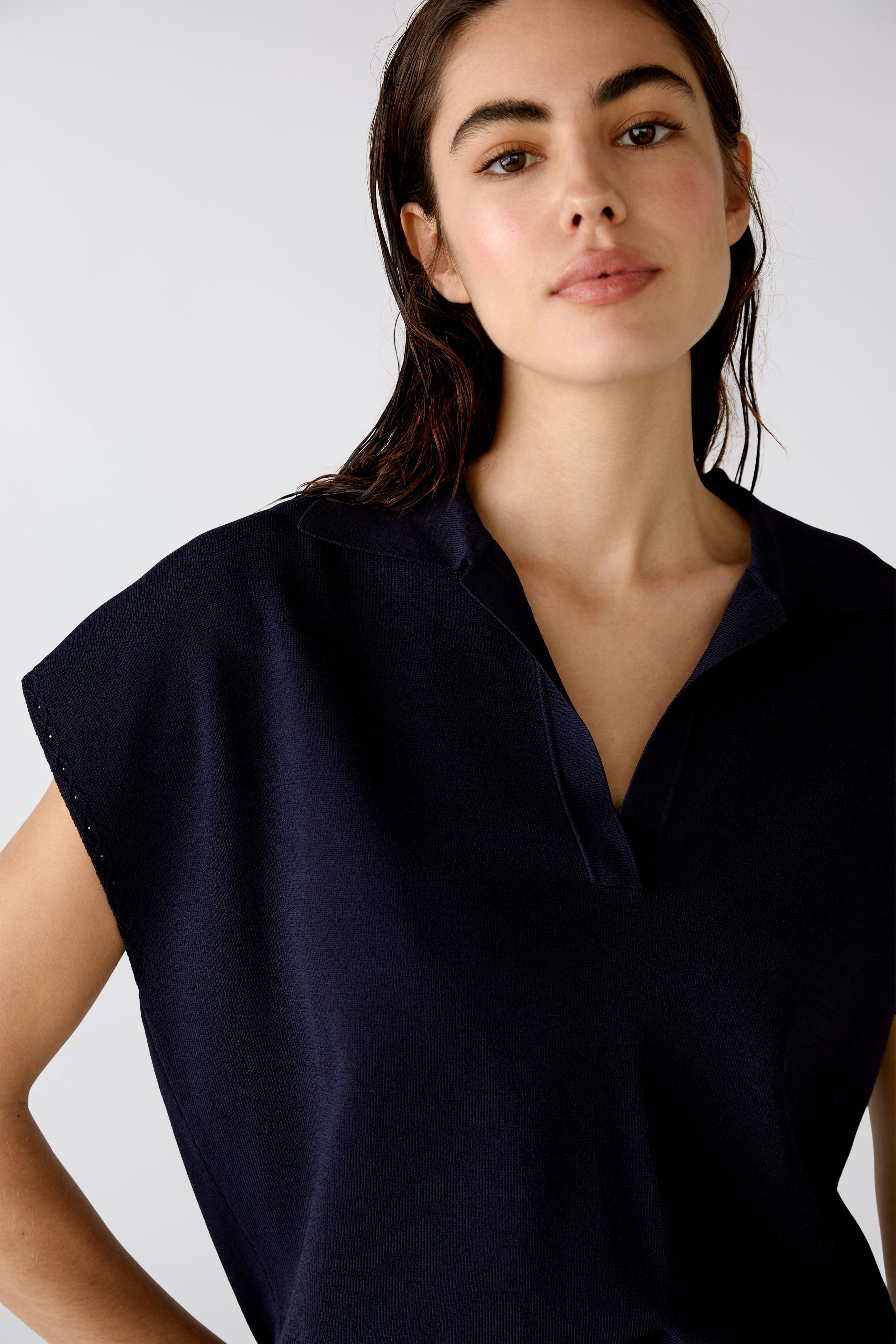 Bild 5 von Fine knit pullover - darkblue in darkblue | Oui