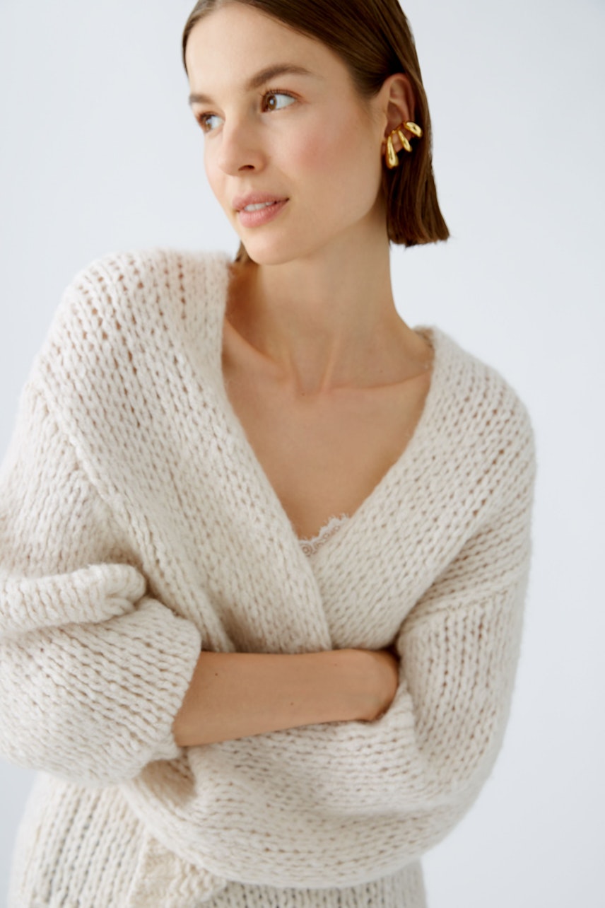 Bild 1 von Cardigan - light beige mel in light beige mel | Oui