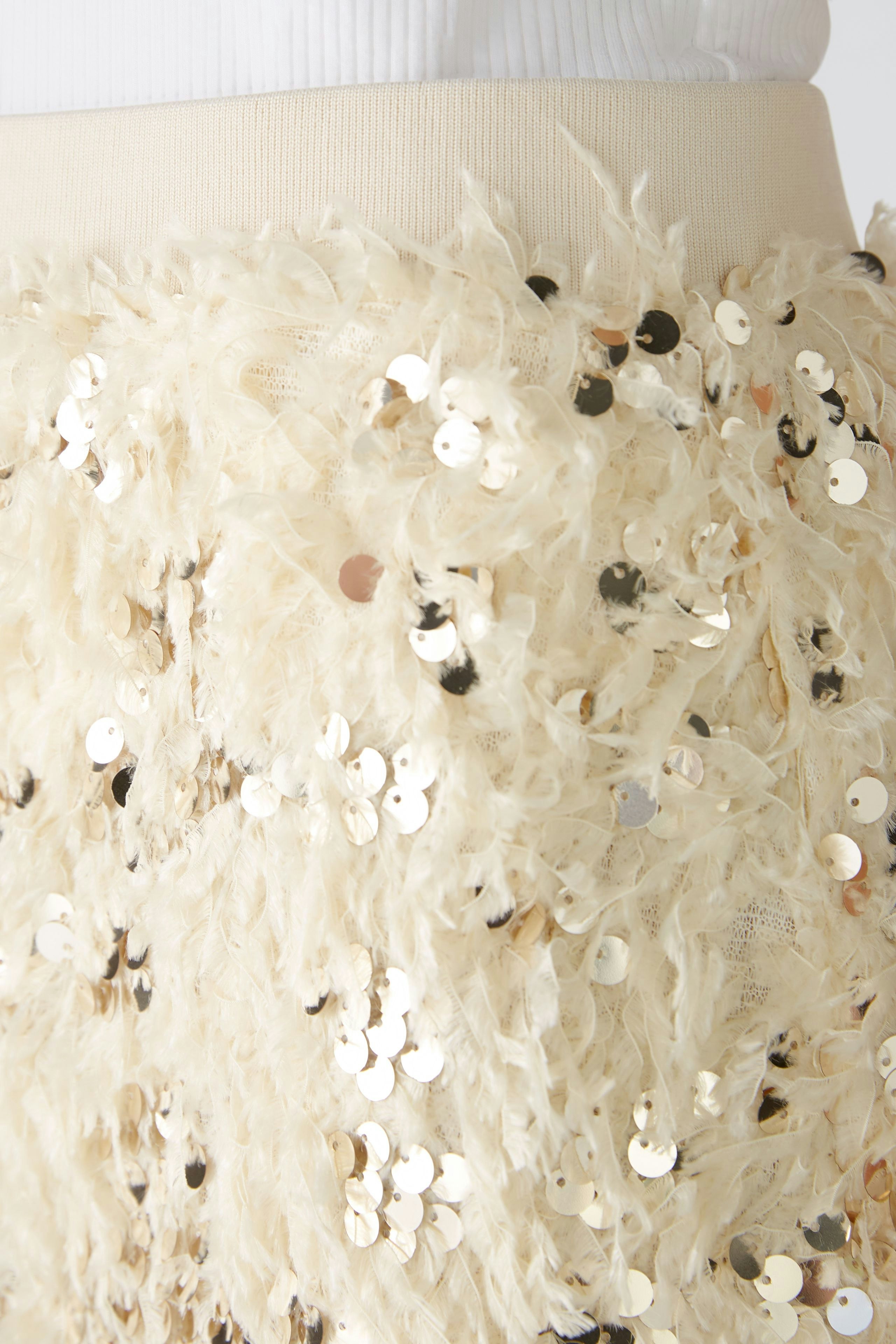 Bild 4 von Midi skirt - offwhite camel in offwhite camel | Oui