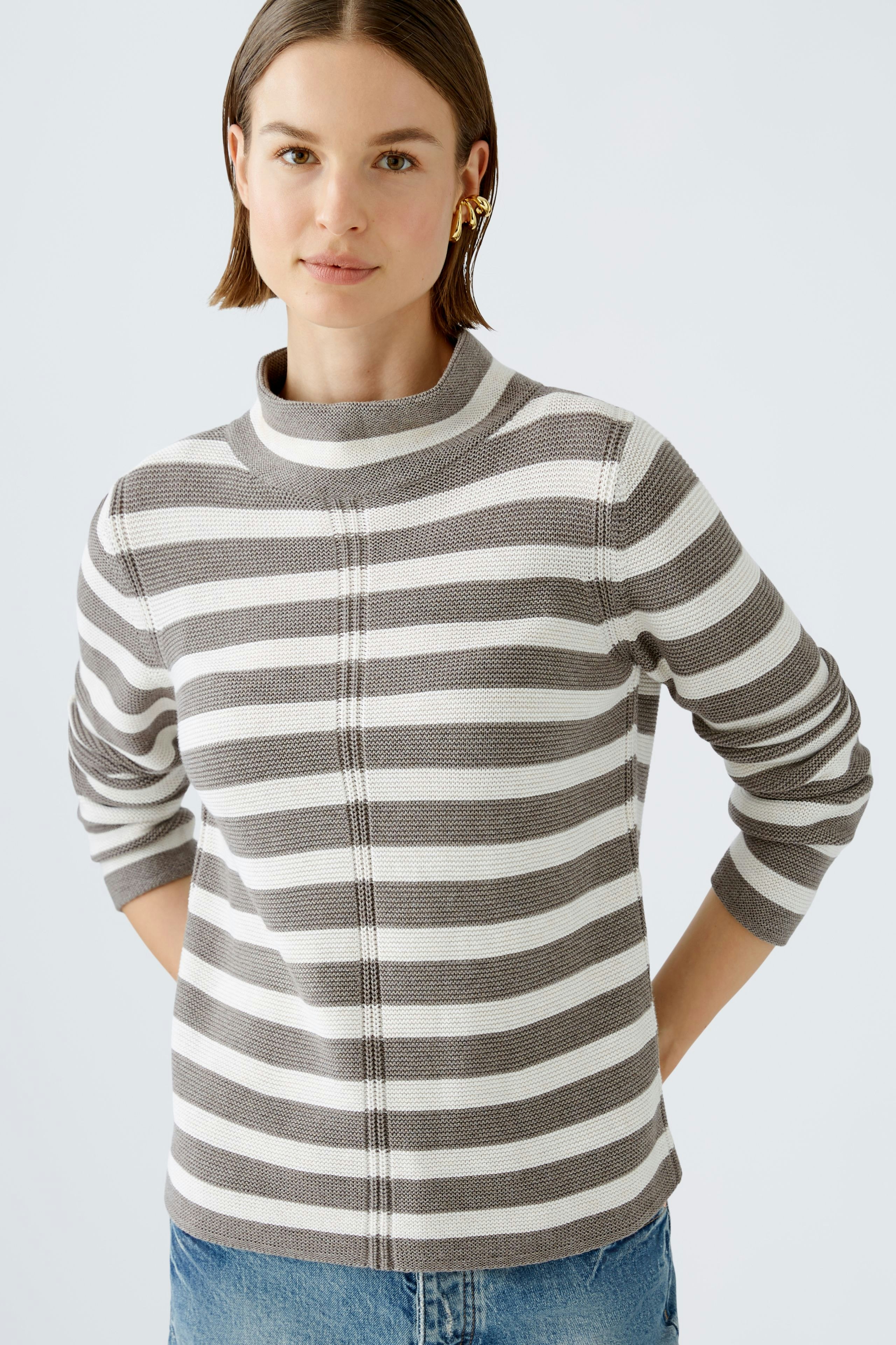 Bild 5 von pullover - dark brown offwhite in dark brown offwhite | Oui
