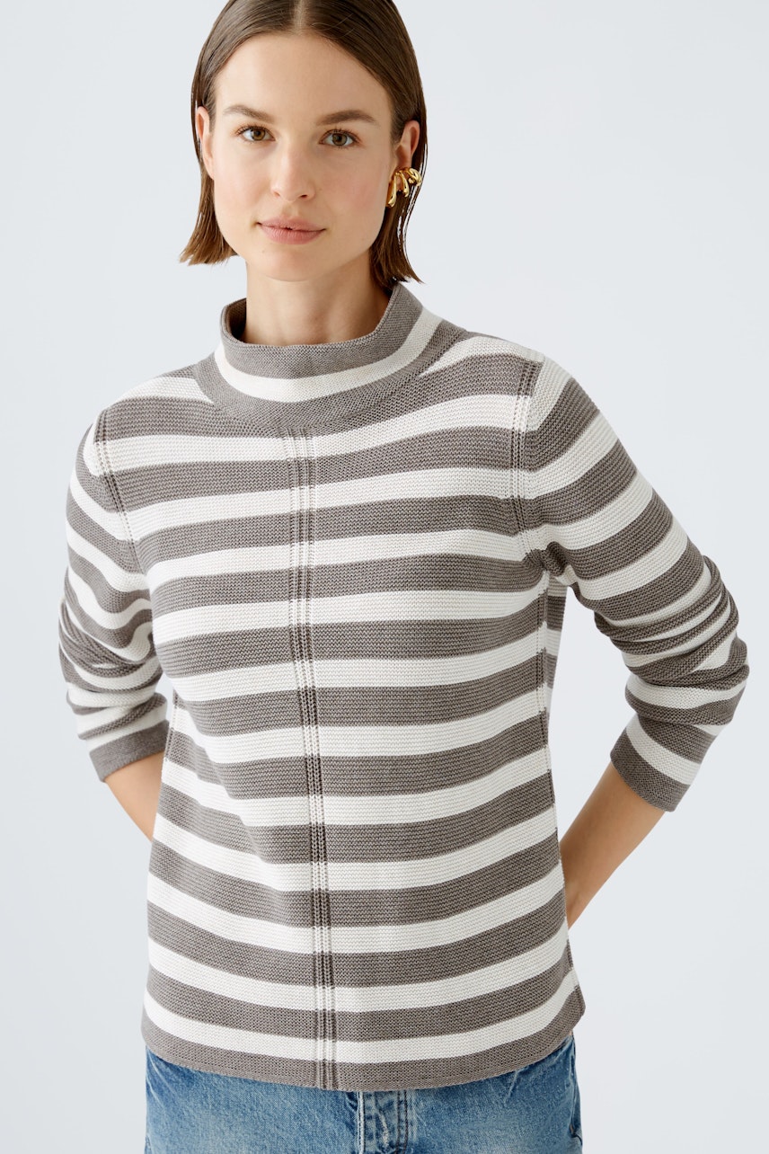 Bild 5 von Pullover - dark brown offwhite in dark brown offwhite | Oui