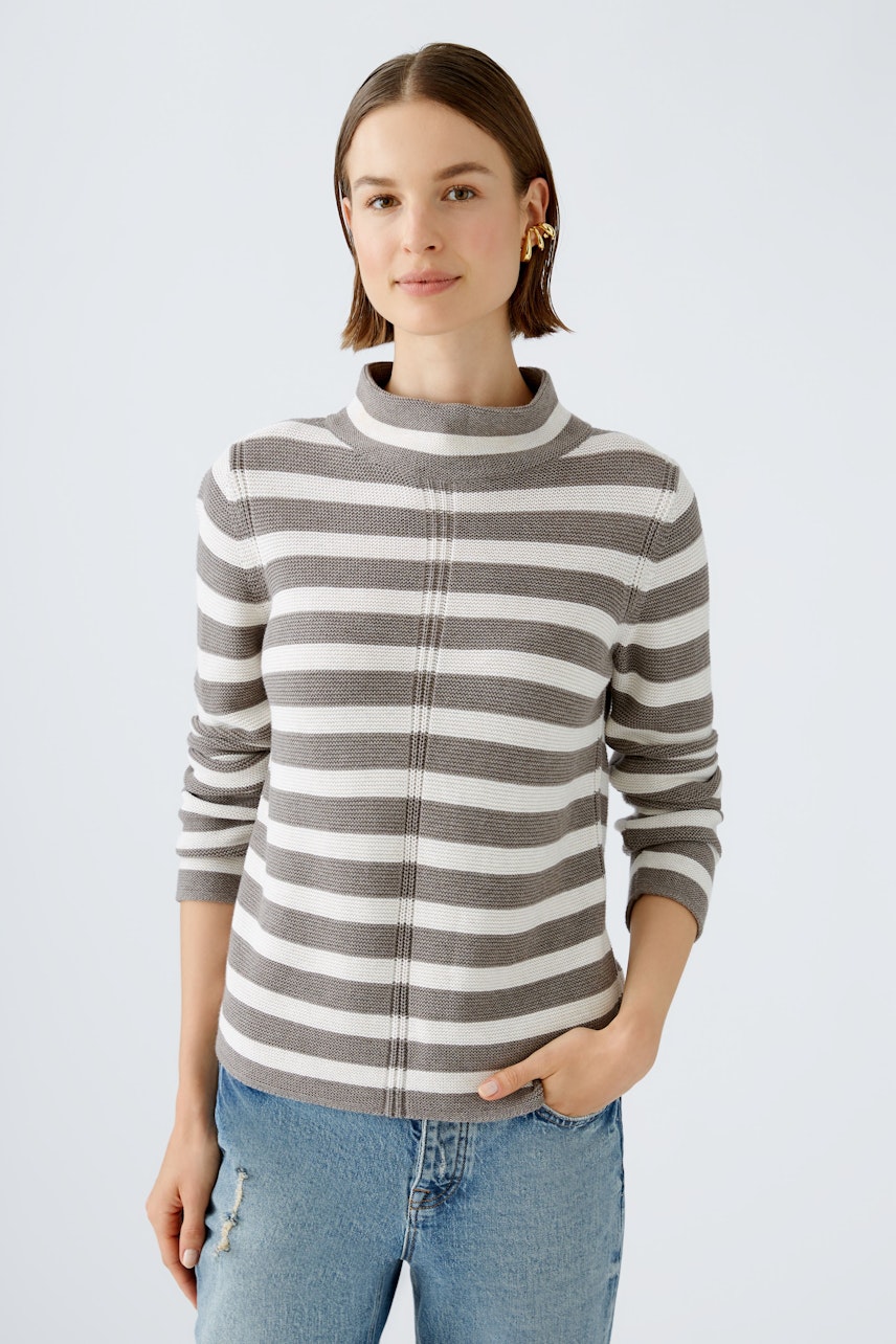 Bild 1 von Pullover - dark brown offwhite in dark brown offwhite | Oui