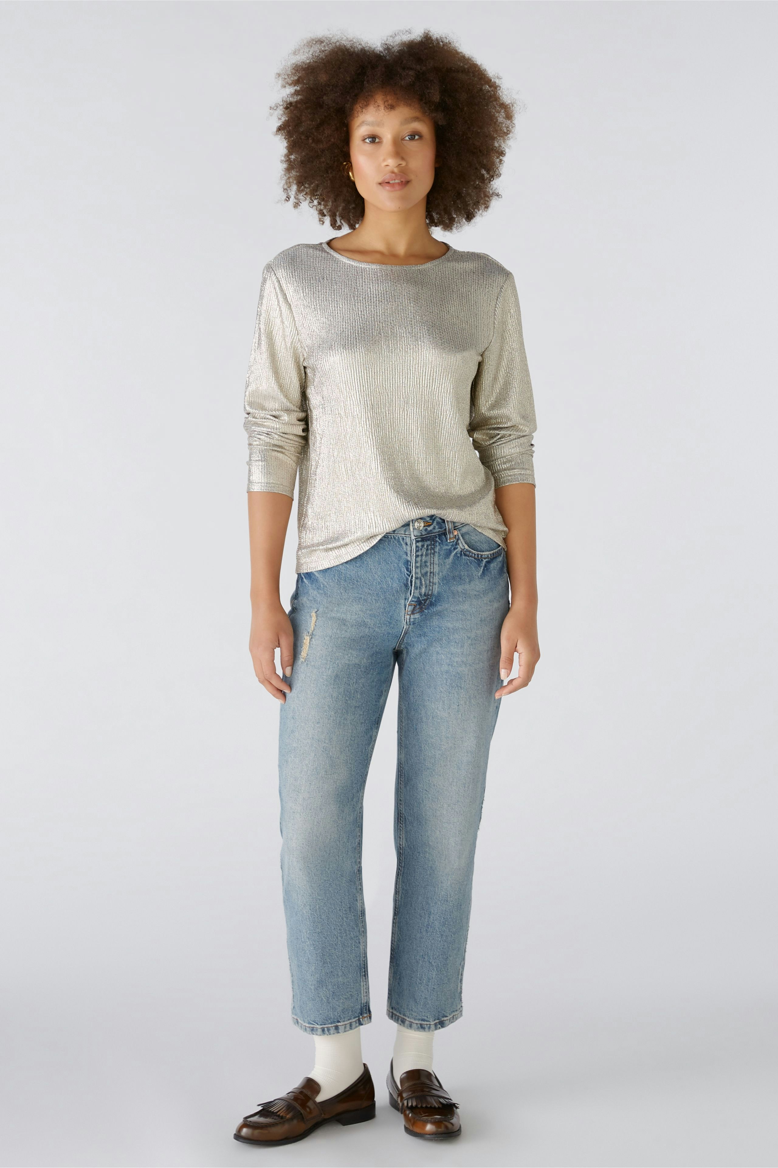 Bild 2 von Blouse - light gold in light gold | Oui