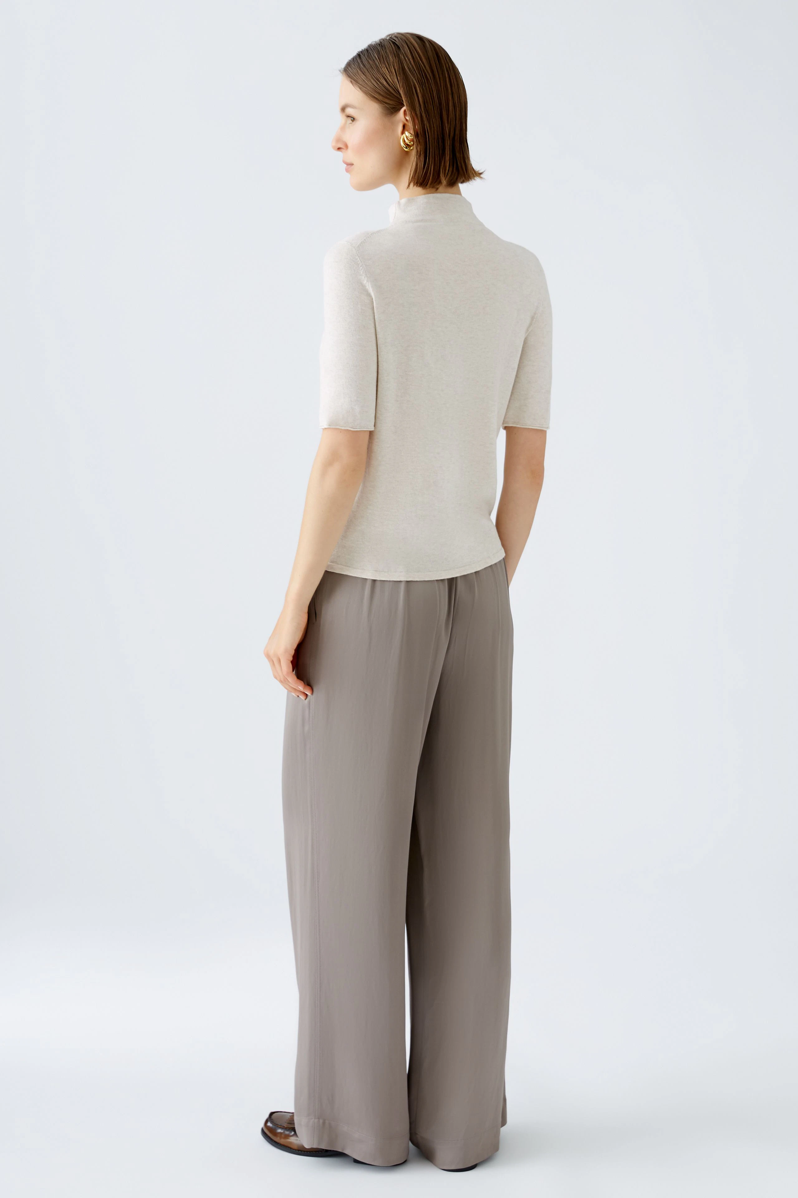 Image 4 of pullover - light beige mel in light beige mel | Oui