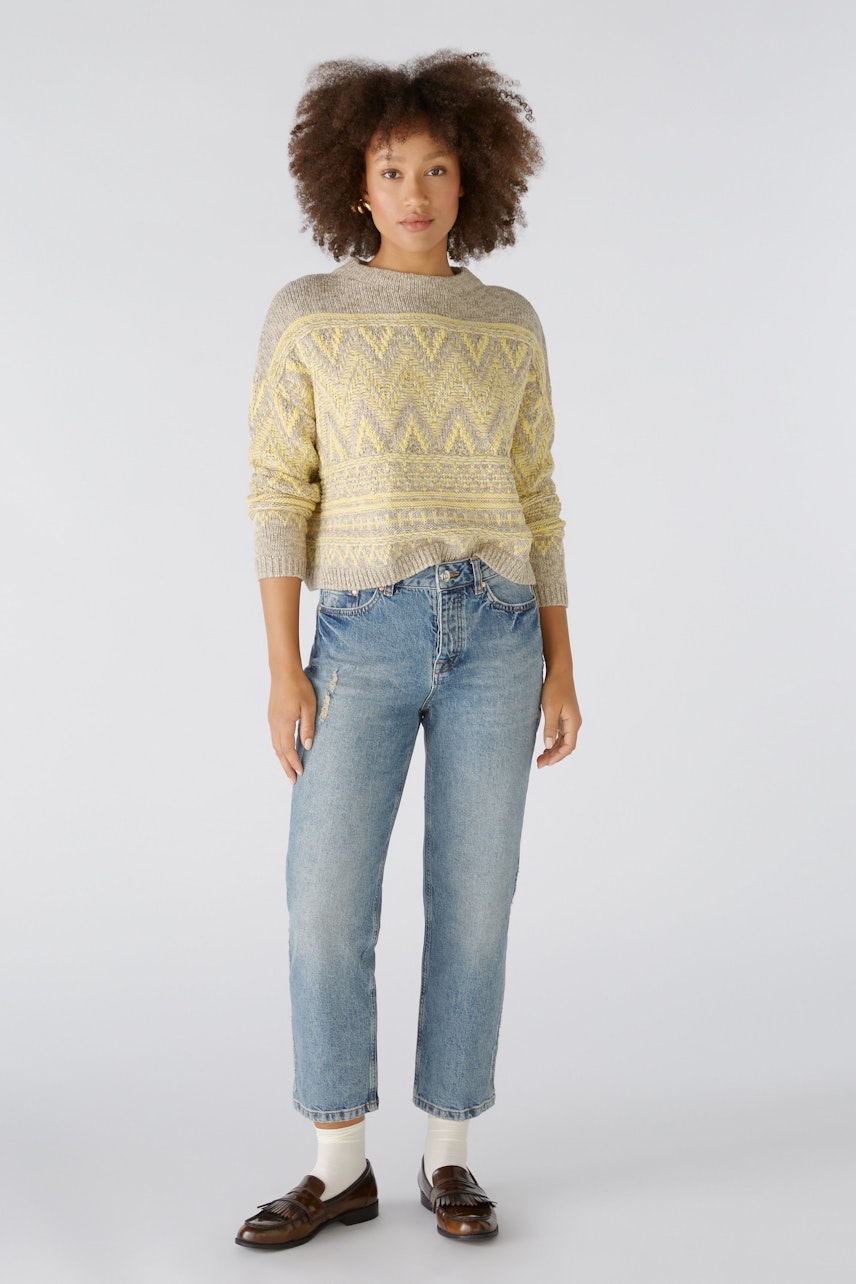 Bild 2 von Pullover - yellow taupe in yellow taupe | Oui