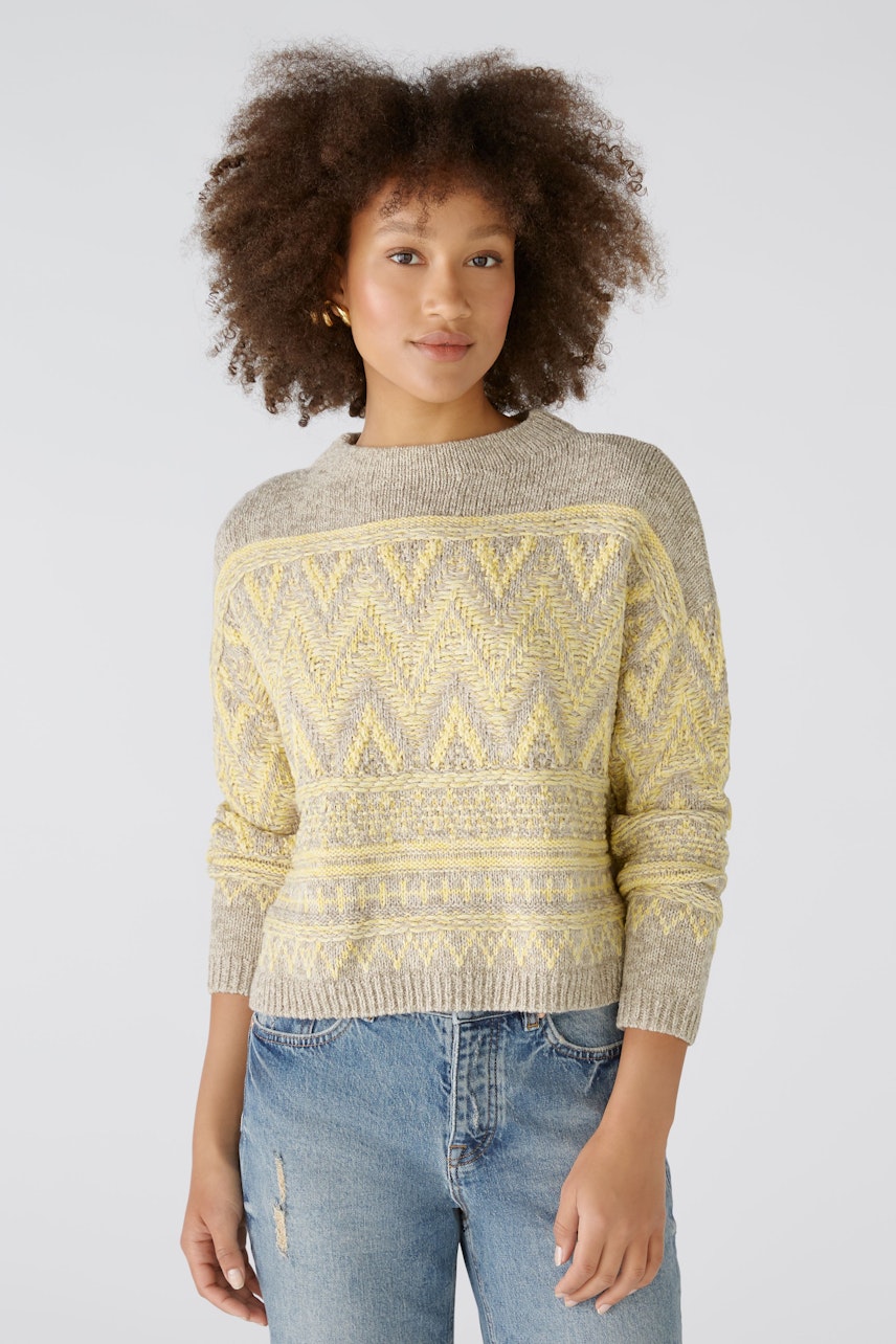 Bild 3 von Pullover - yellow taupe in yellow taupe | Oui