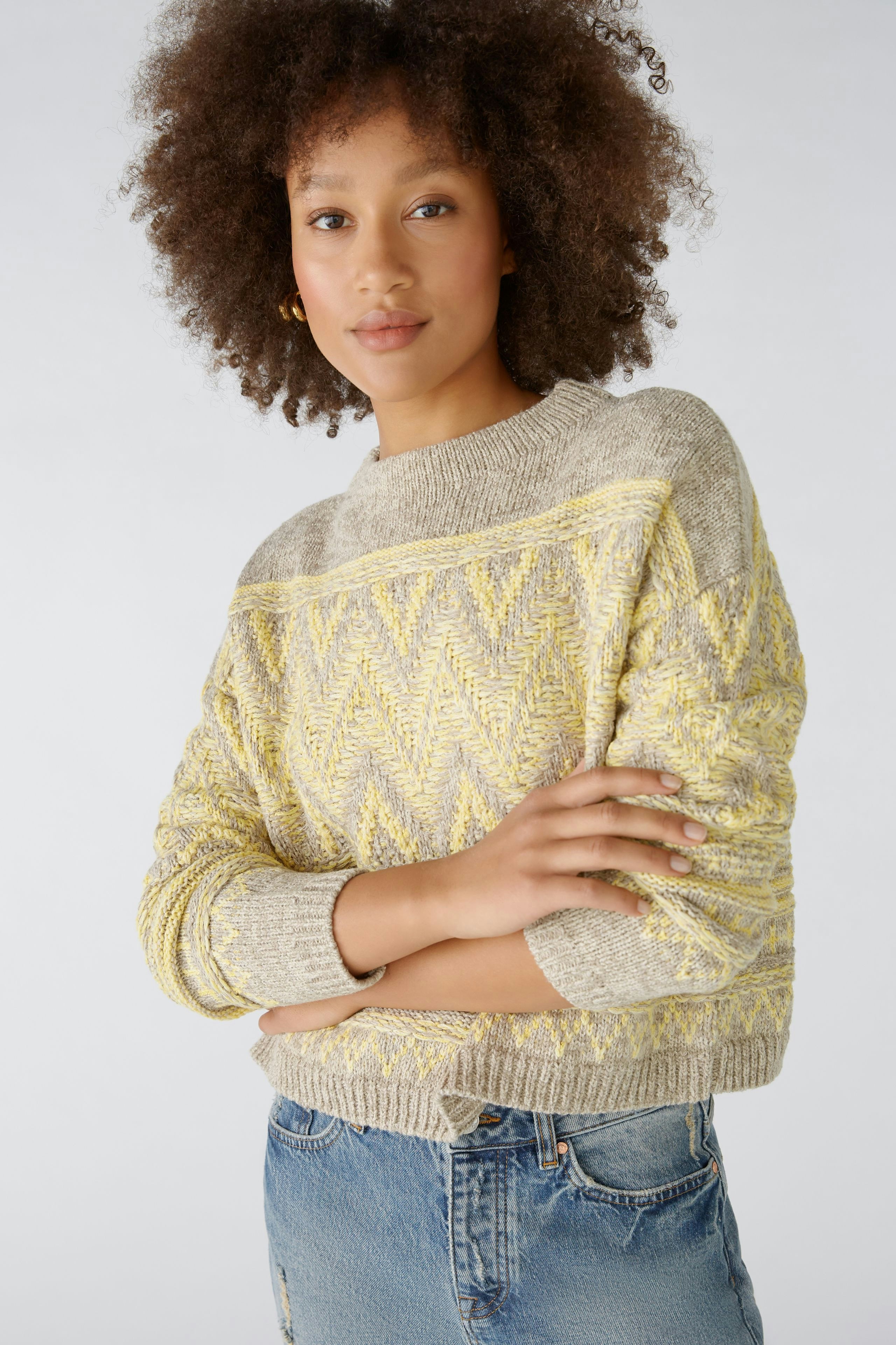 Bild 5 von Pullover - yellow taupe in yellow taupe | Oui