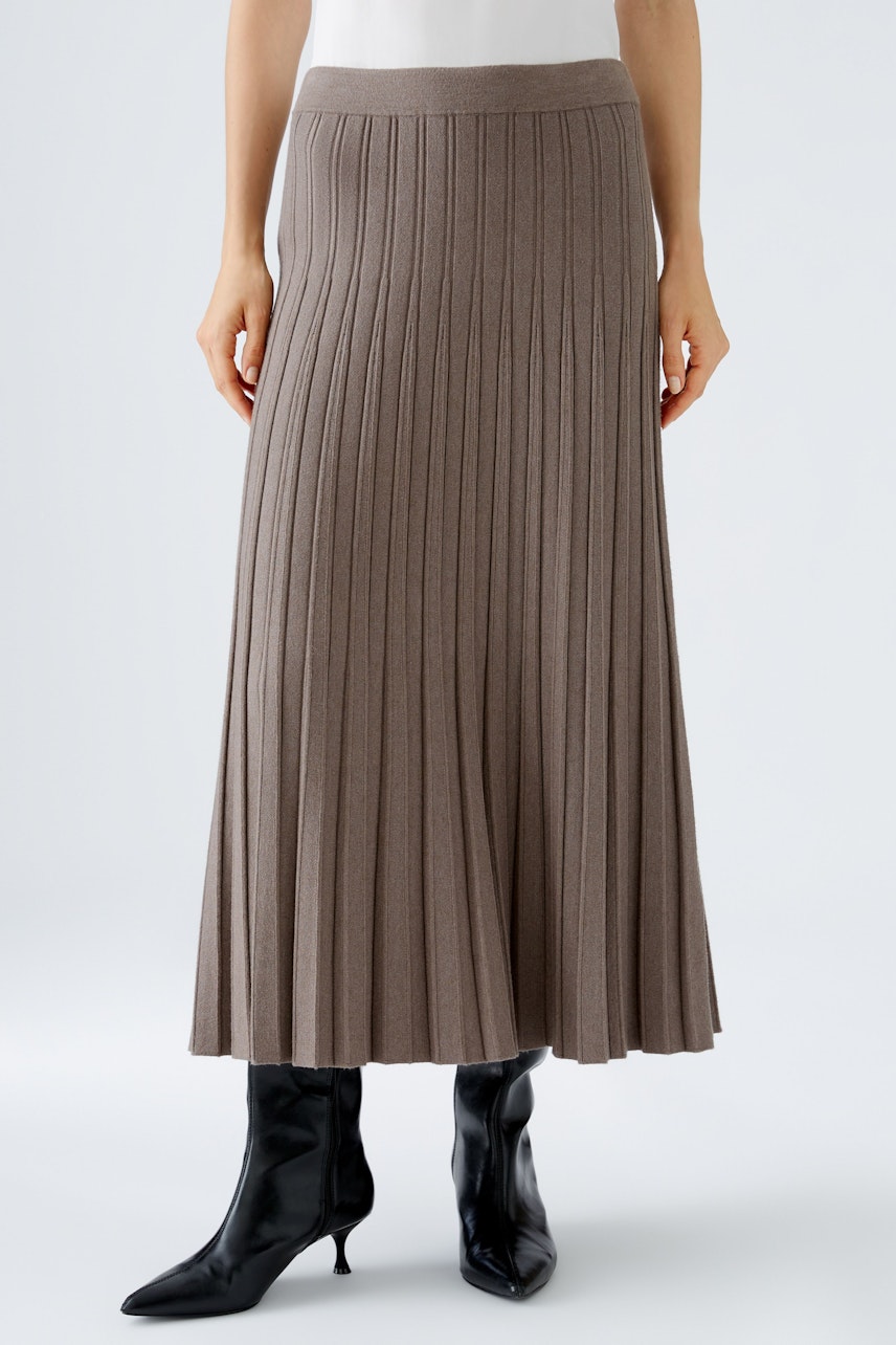 Bild 2 von Midi skirt - smoky taupe in smoky taupe | Oui