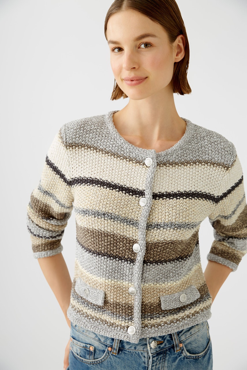 Bild 5 von Cardigan - light stone taupe in light stone taupe | Oui