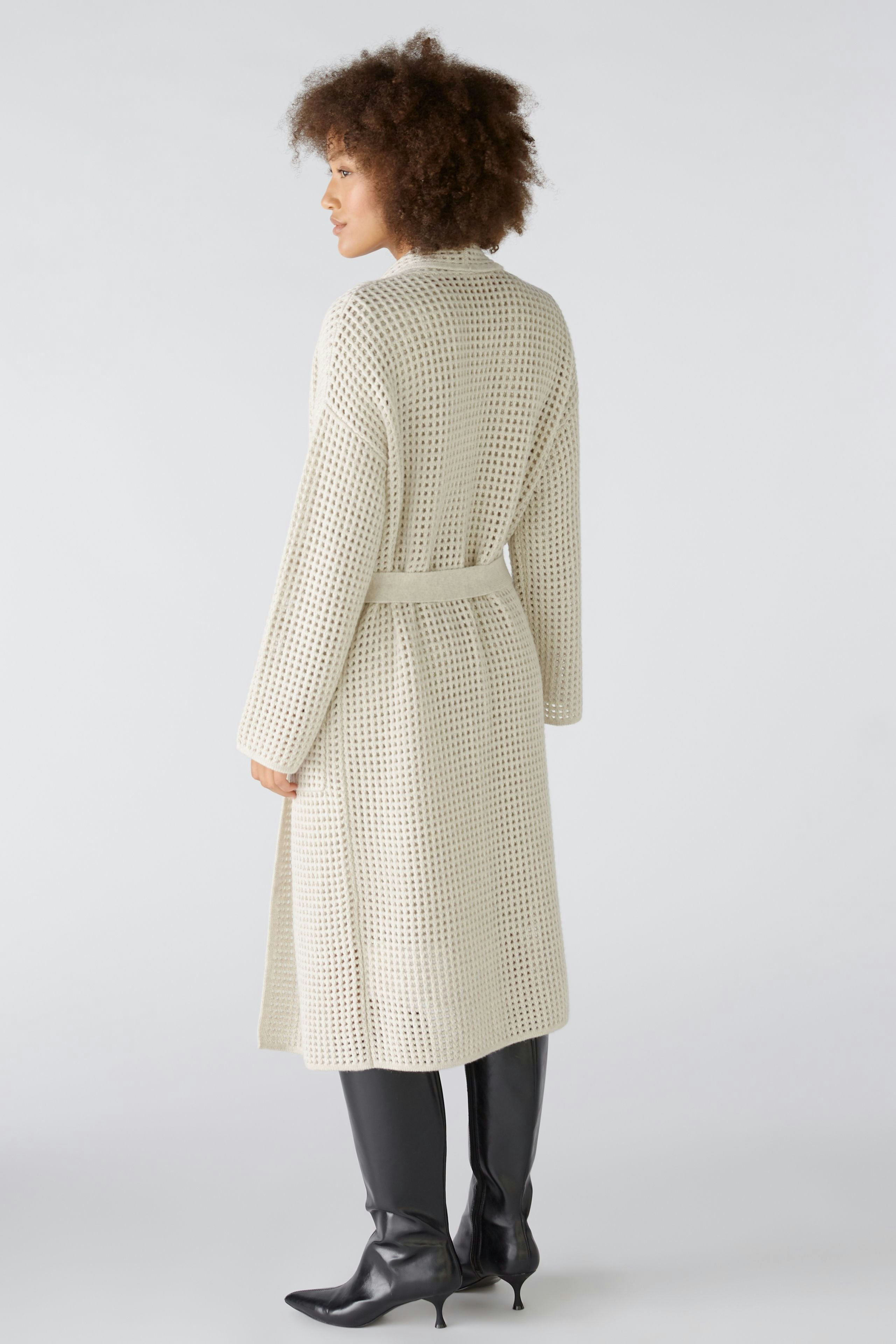 Bild 3 von Knitted coat - offwhite in offwhite | Oui
