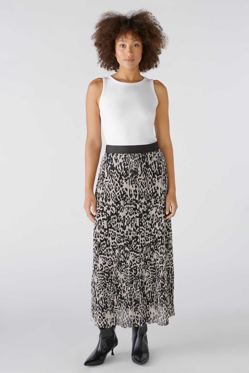 Bild 5 von Midi skirt - light stone grey in light stone grey | Oui