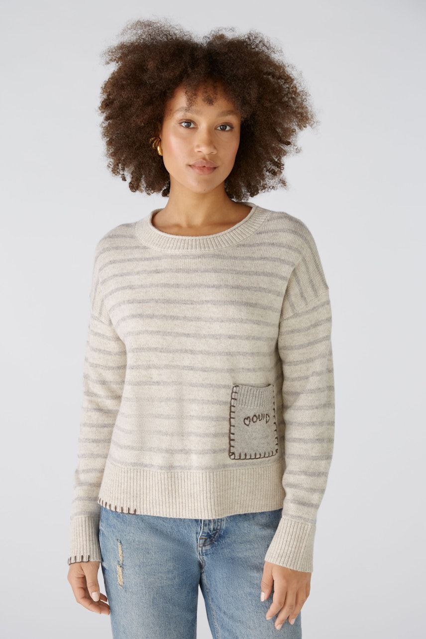 Bild 3 von Pullover - light stone taupe in light stone taupe | Oui