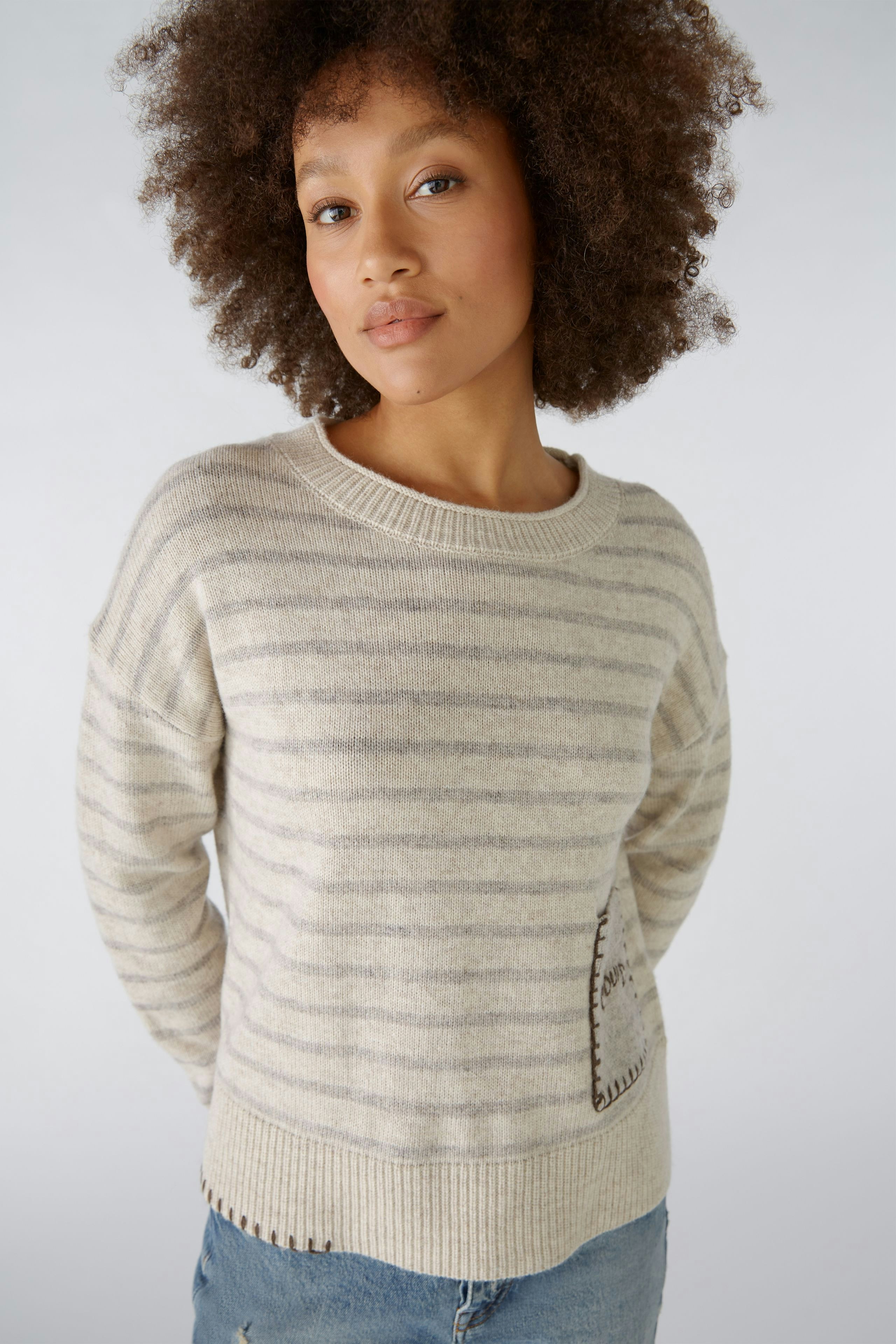 Bild 1 von Pullover - light stone taupe in light stone taupe | Oui