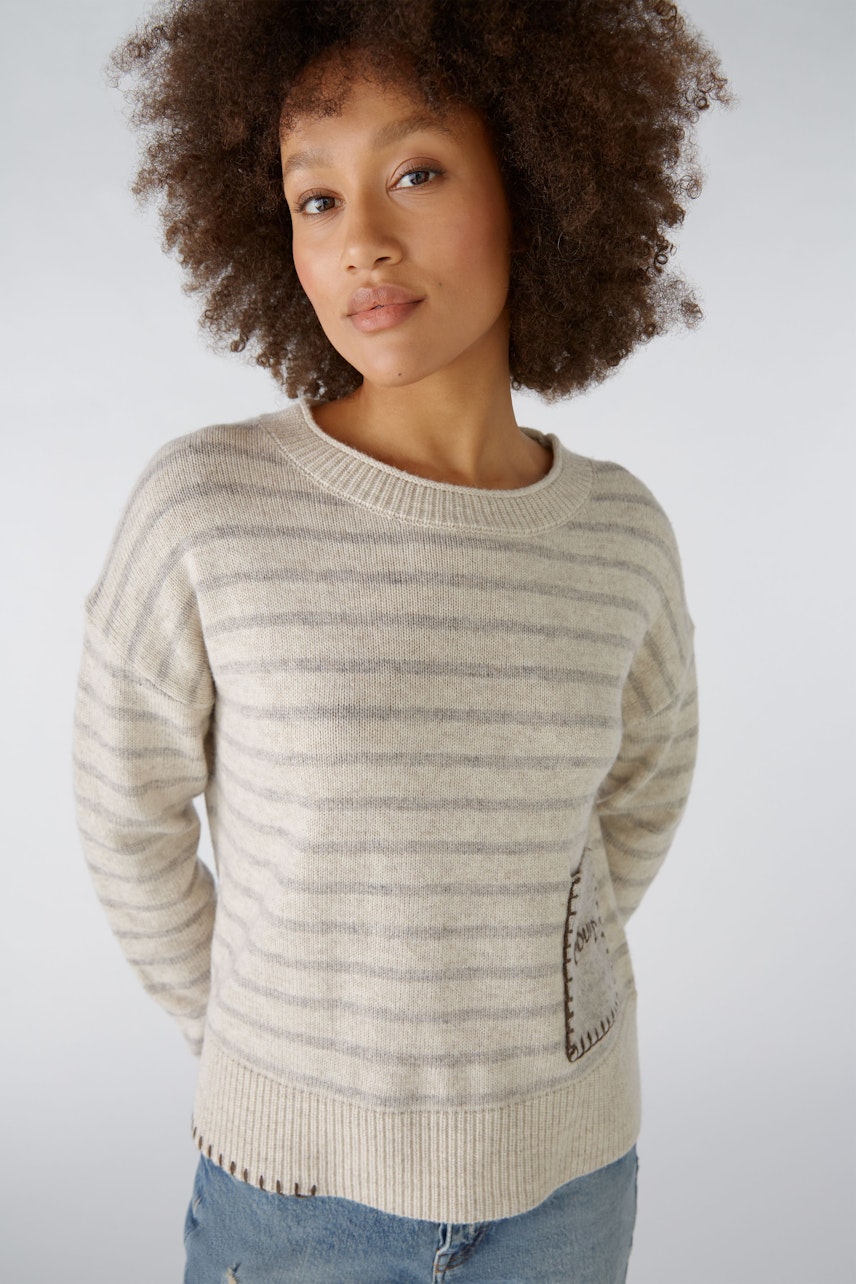 Bild 1 von Pullover - light stone taupe in light stone taupe | Oui