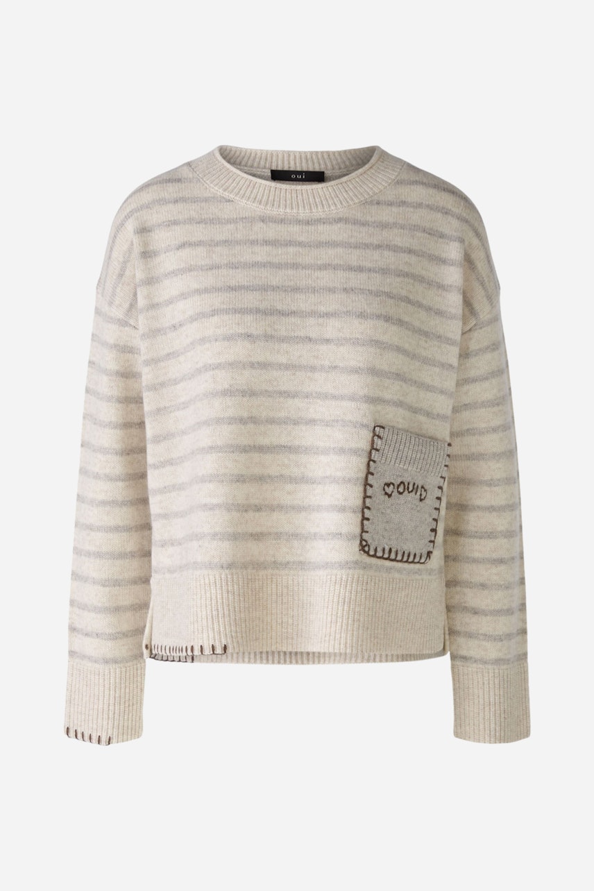 Bild 6 von Pullover - light stone taupe in light stone taupe | Oui