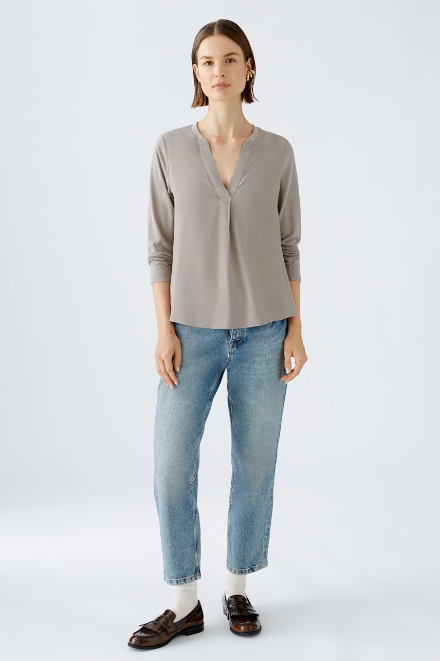 Bild 2 von Blouse shirt - stormy taupe in stormy taupe | Oui