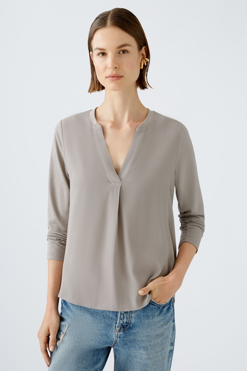 Bild 3 von Blouse shirt - stormy taupe in stormy taupe | Oui