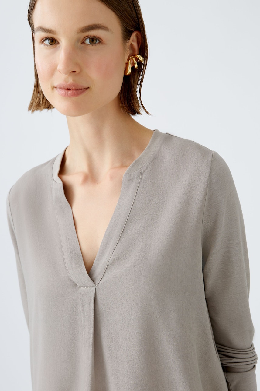 Bild 4 von Blouse shirt - stormy taupe in stormy taupe | Oui