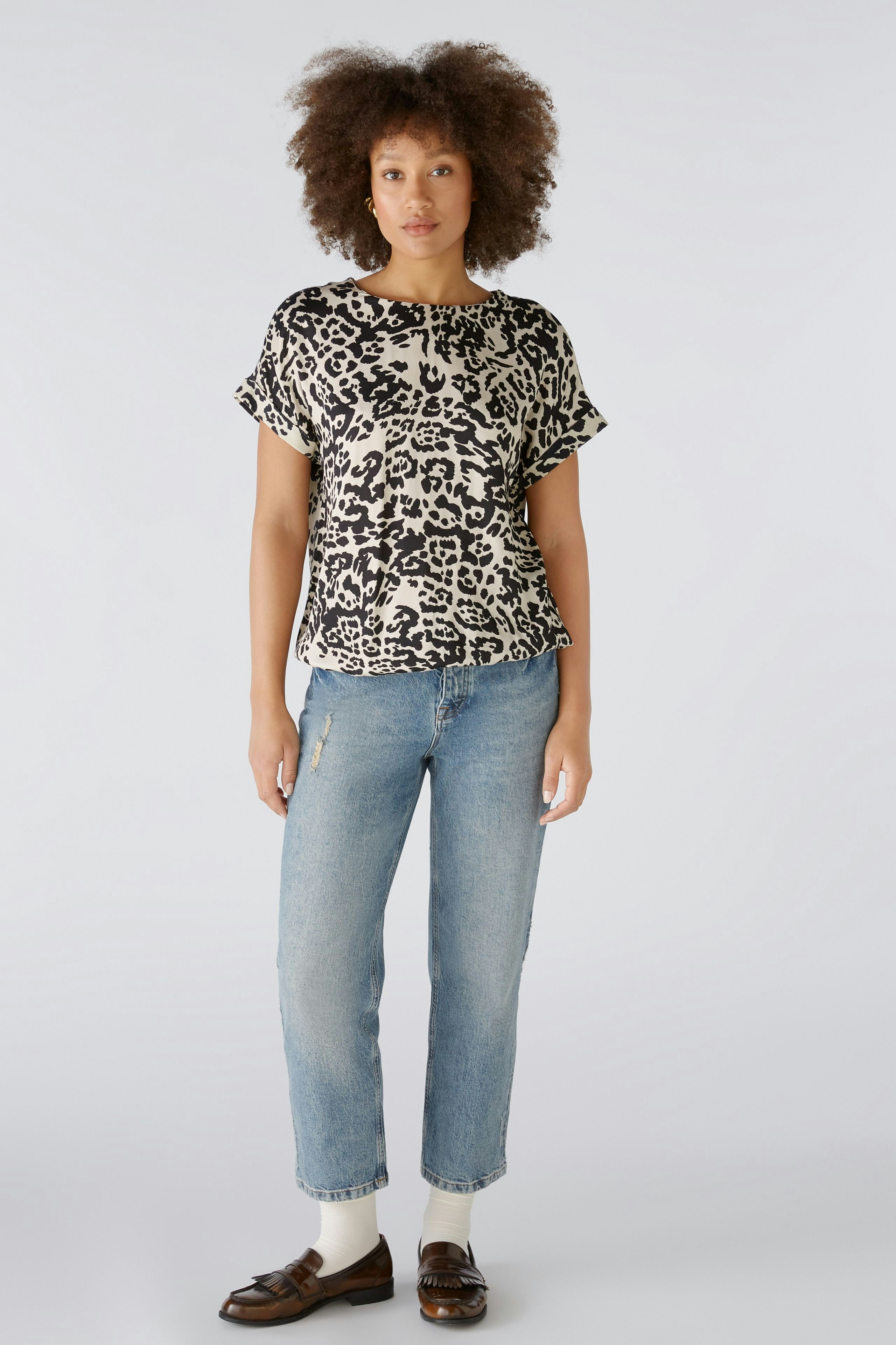 Bild 2 von Blusenshirt - light stone grey in light stone grey | Oui