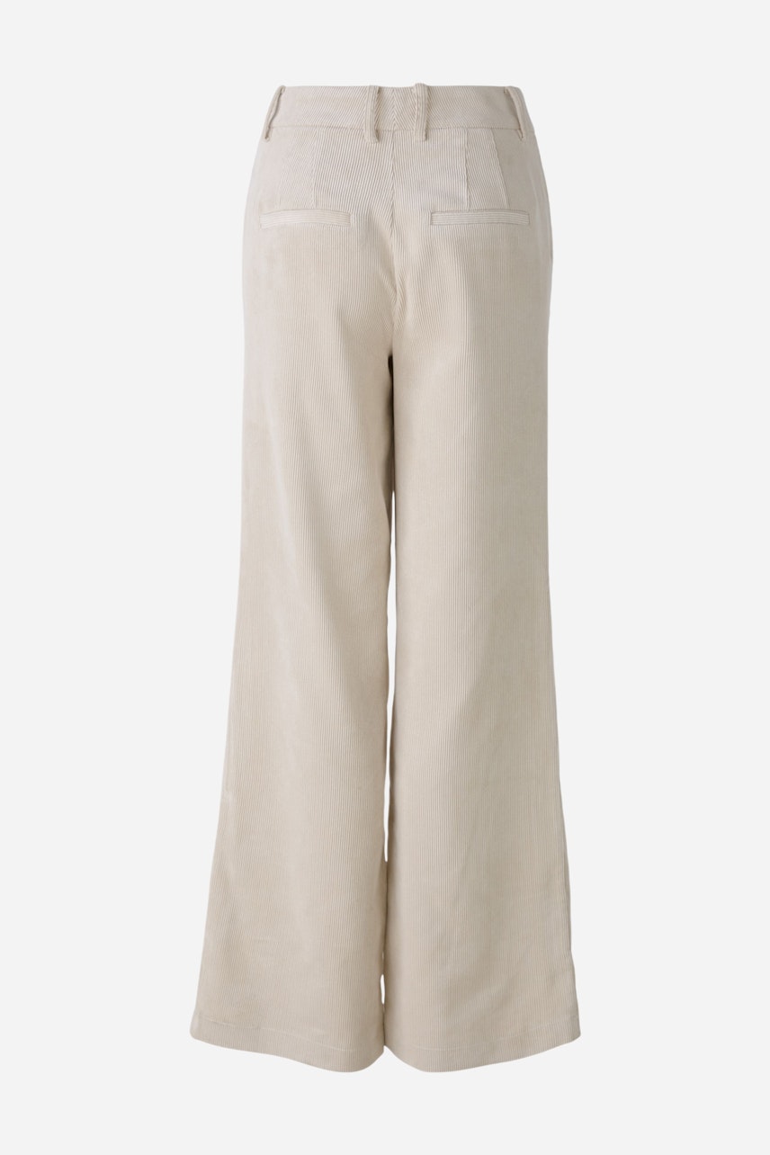 Bild 7 von Corduroy trousers - light beige mel in light beige mel | Oui