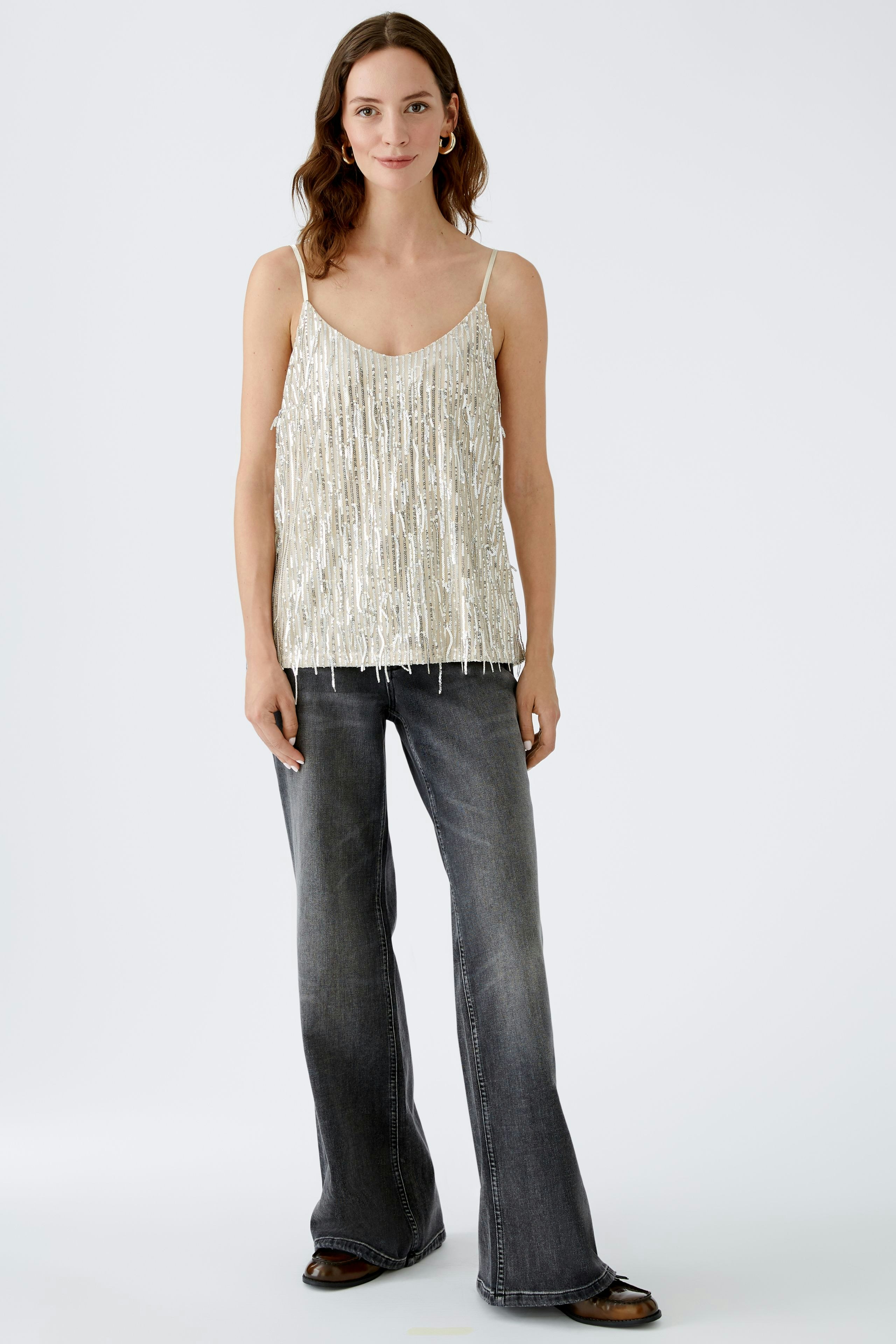 Bild 2 von Spaghetti top - light silver in light silver | Oui