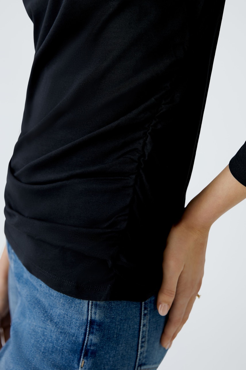 Bild 5 von Turtleneck shirt - black in black | Oui