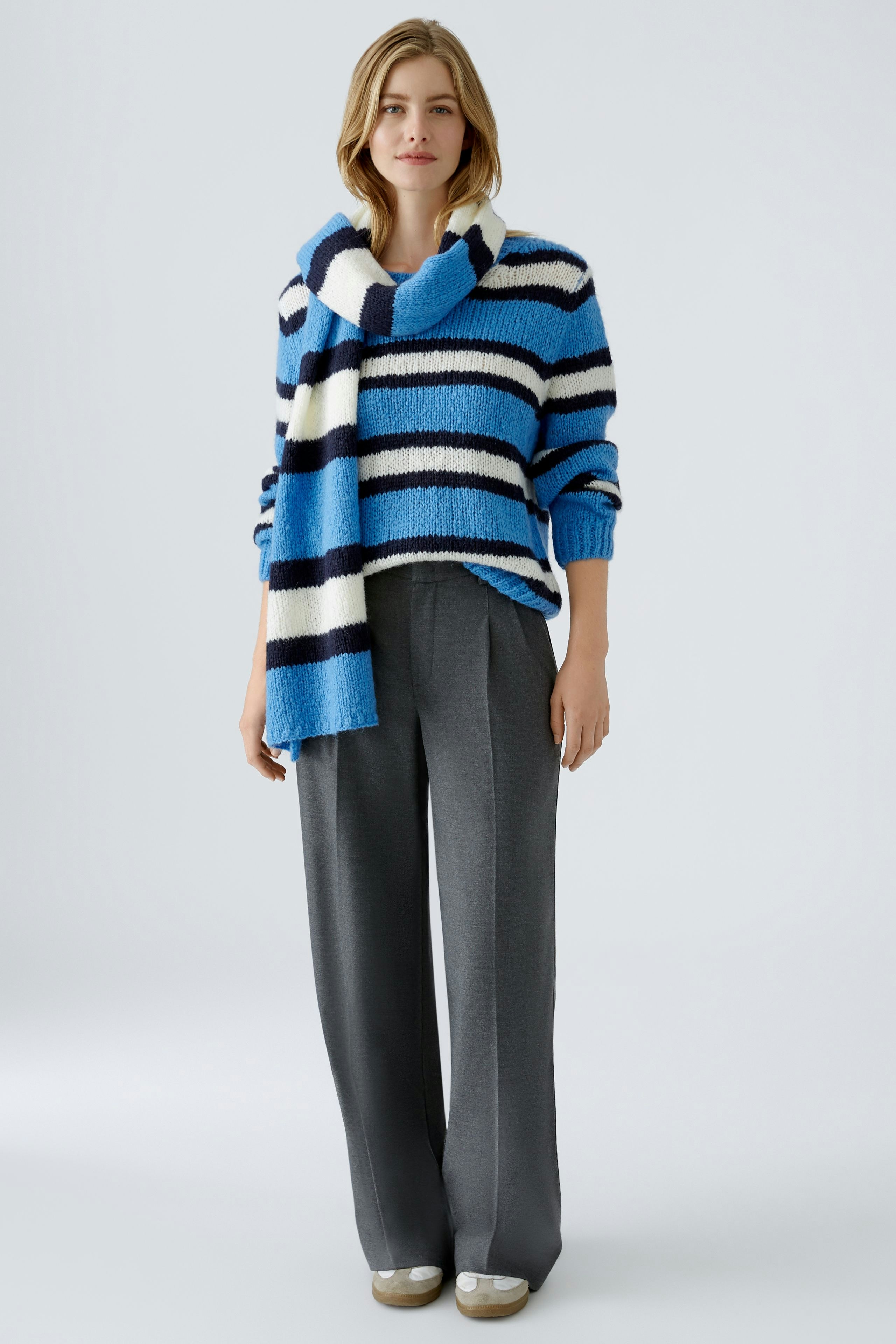 Bild 1 von Strickschal - blue white in blue white | Oui