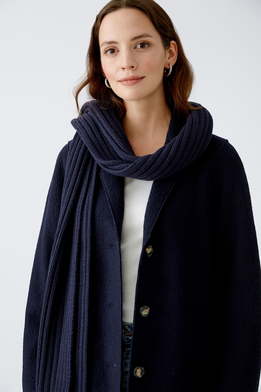 Bild 3 von Scarf - darkblue in darkblue | Oui