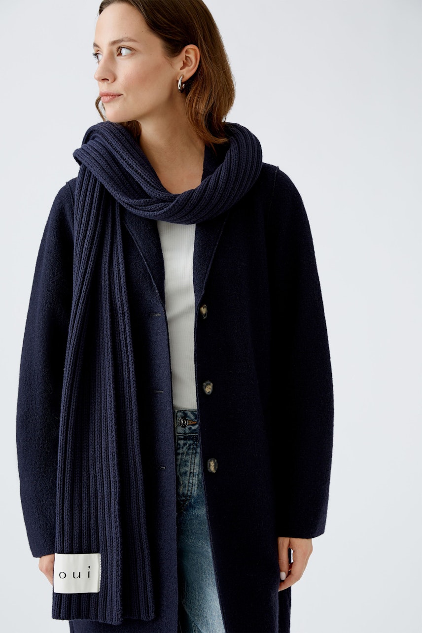 Bild 1 von Scarf - darkblue in darkblue | Oui