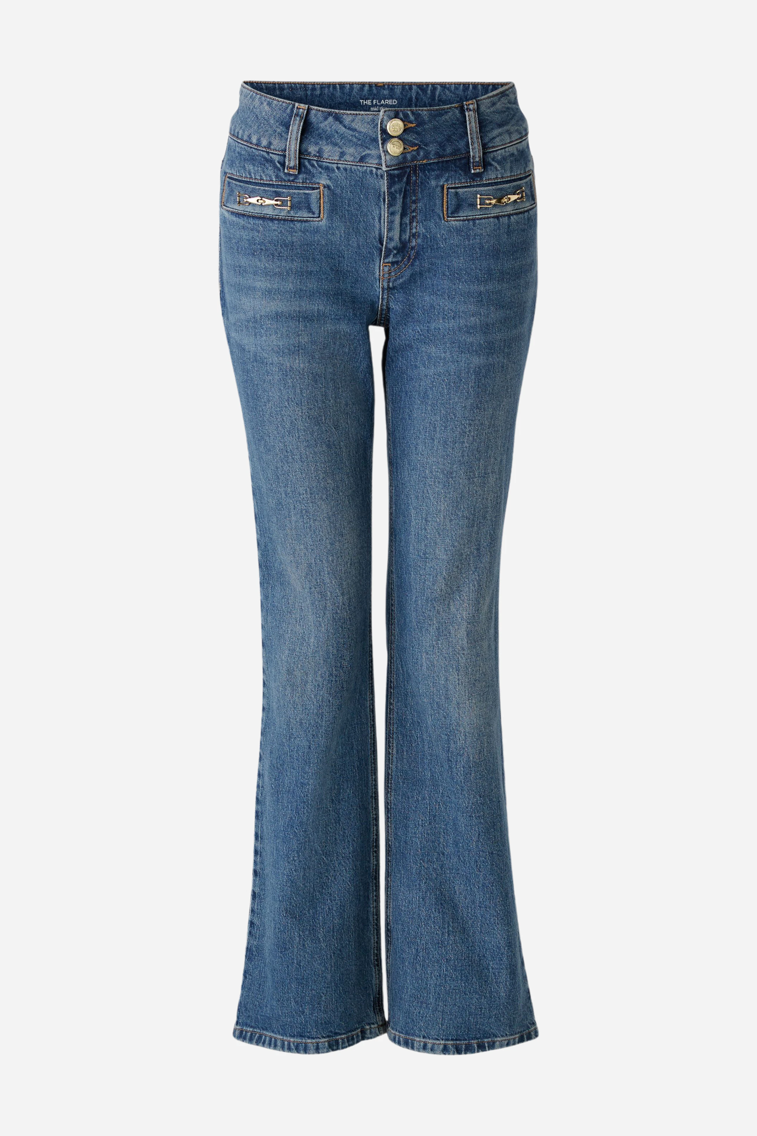 さみしい WYM LIDNM】CURVED FLARE DENIM SLACKS