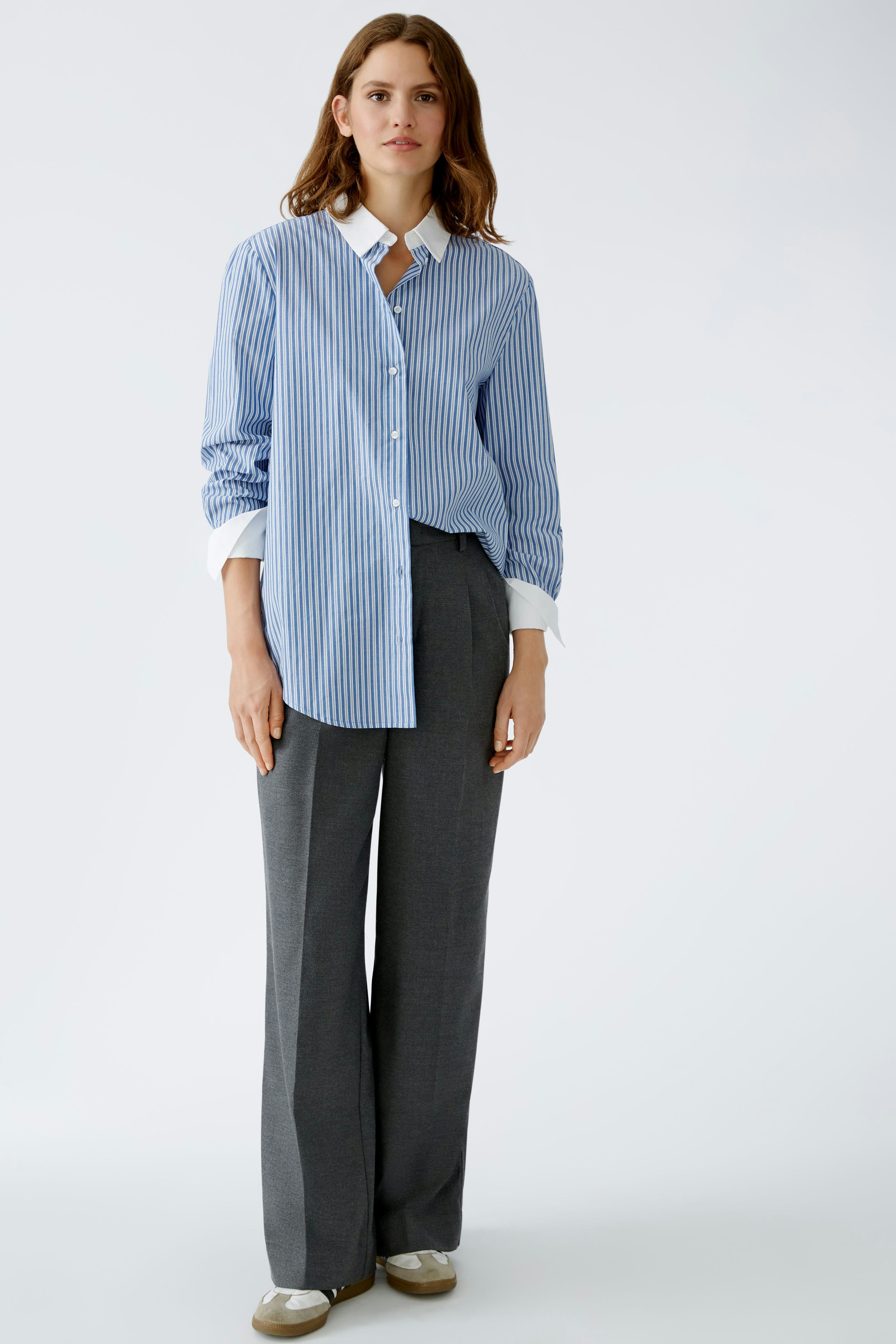 Bild 1 von Shirt blouse - blue white in blue white | Oui