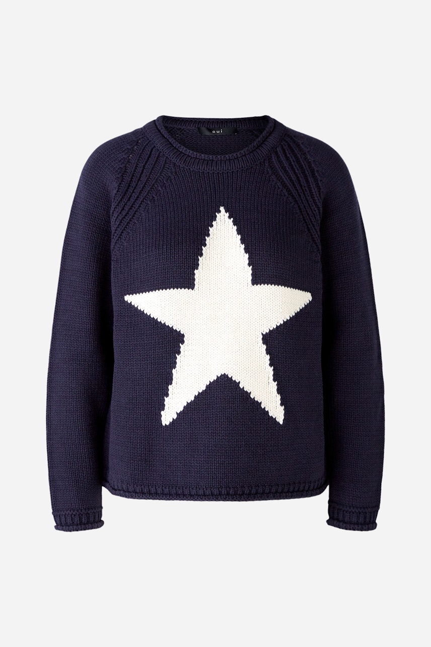 Bild 5 von Pullover - dark blue white in dark blue white | Oui