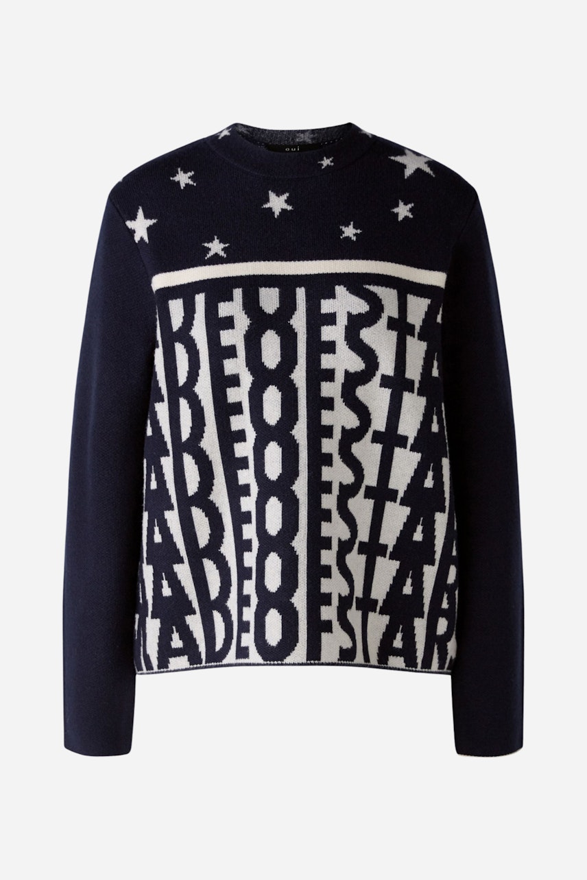 Bild 5 von Pullover - dark blue white in dark blue white | Oui