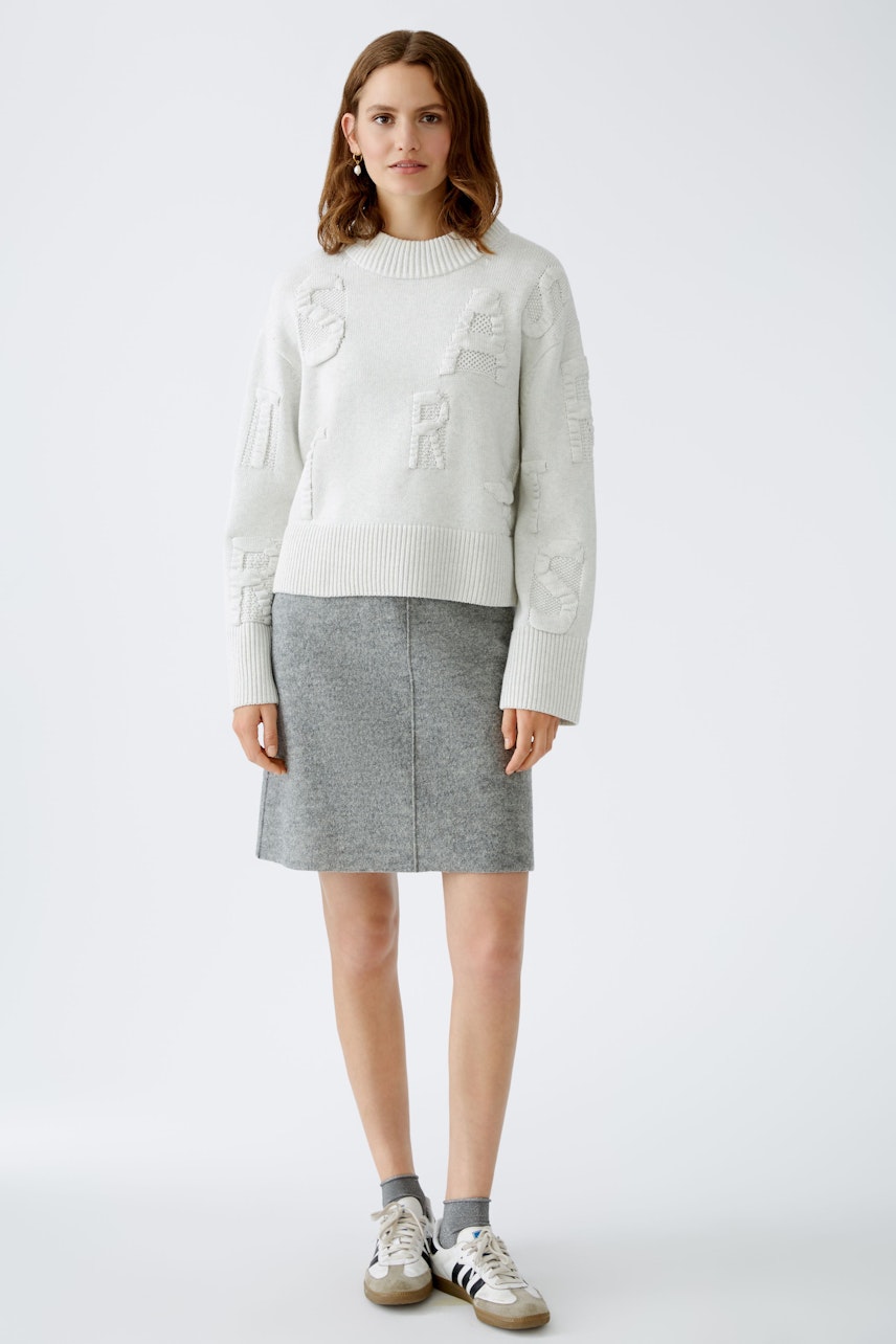 Bild 2 von Pullover - very light grey in very light grey | Oui